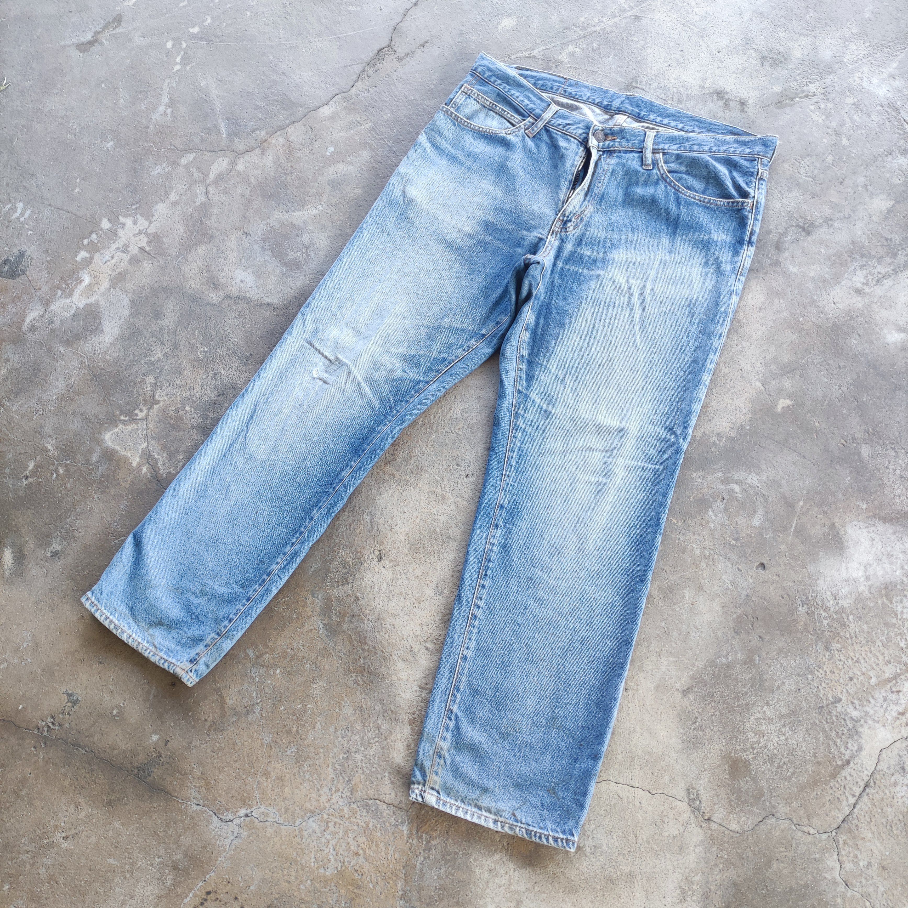 Japanese Brand Vintage Japanese Brand Buggy Jeans Faded Pants Size US 37 - 2 Thumbnail