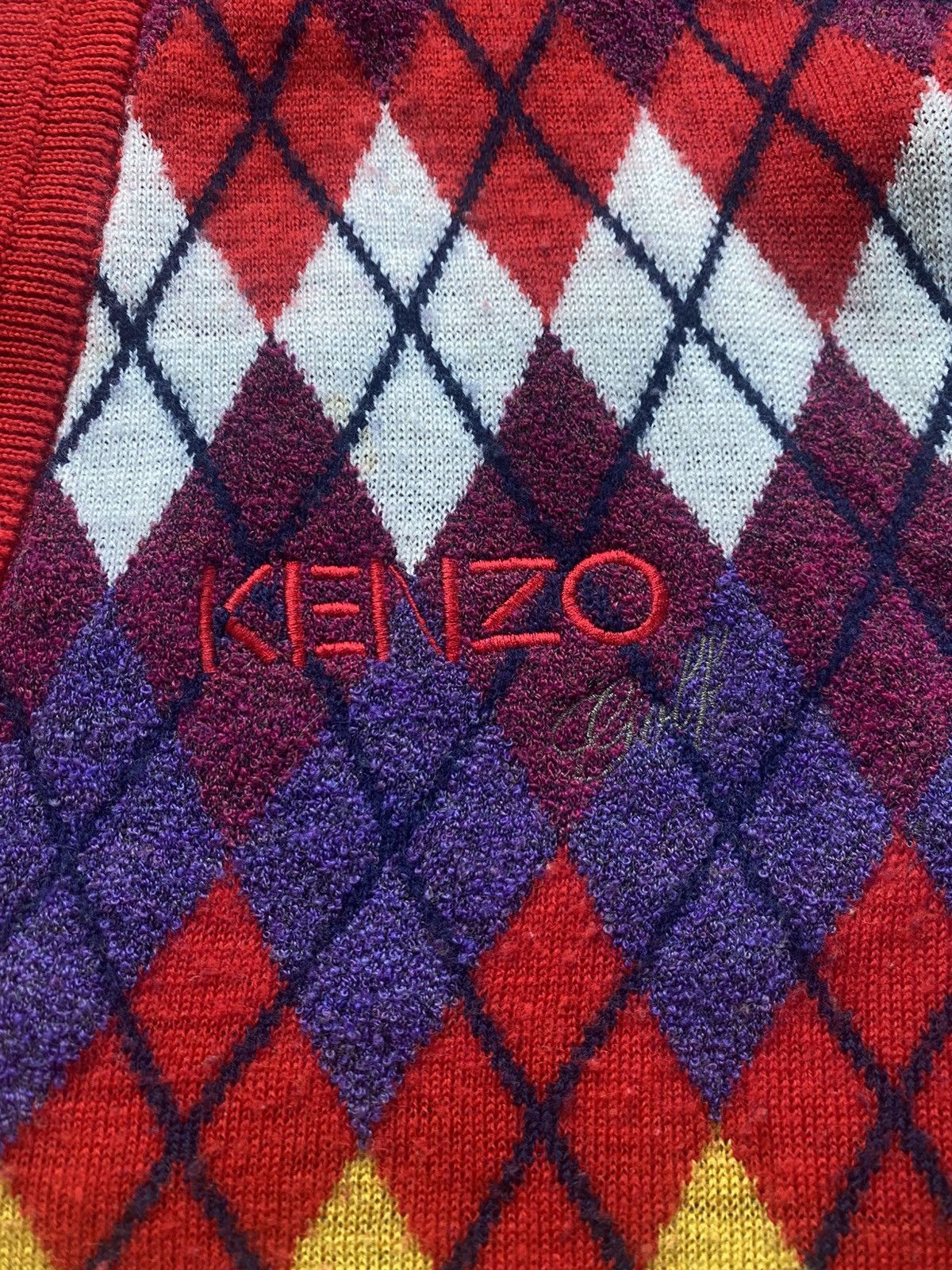Kenzo Kenzo Golf Plaid Tartan Knitwear Cardigan Size US M / EU 48-50 / 2 - 6 Thumbnail