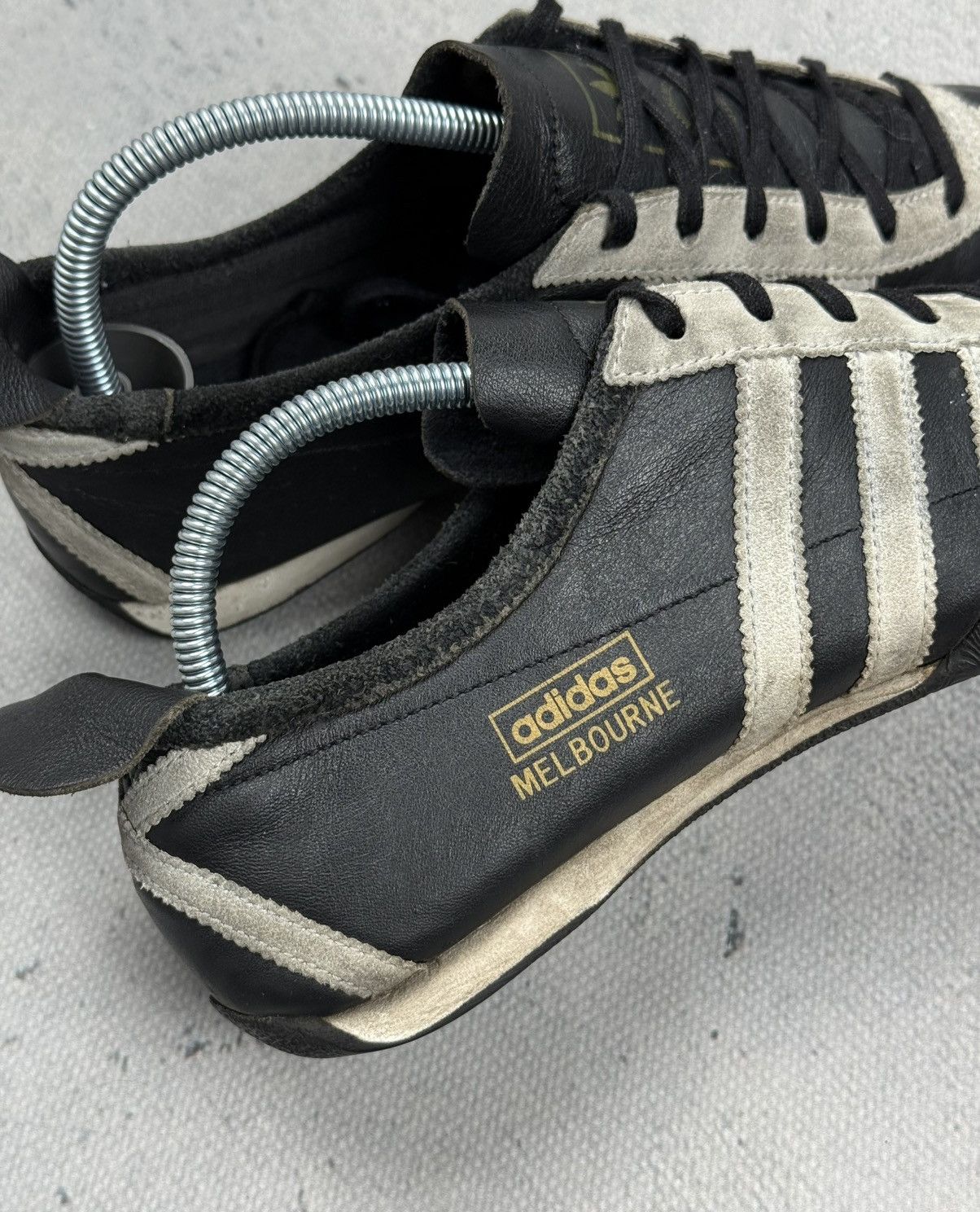 Adidas Adidas Melbourne Up There City Series Black Leather Sneakers Size US 6.5 / IT 36.5 - 11 Thumbnail