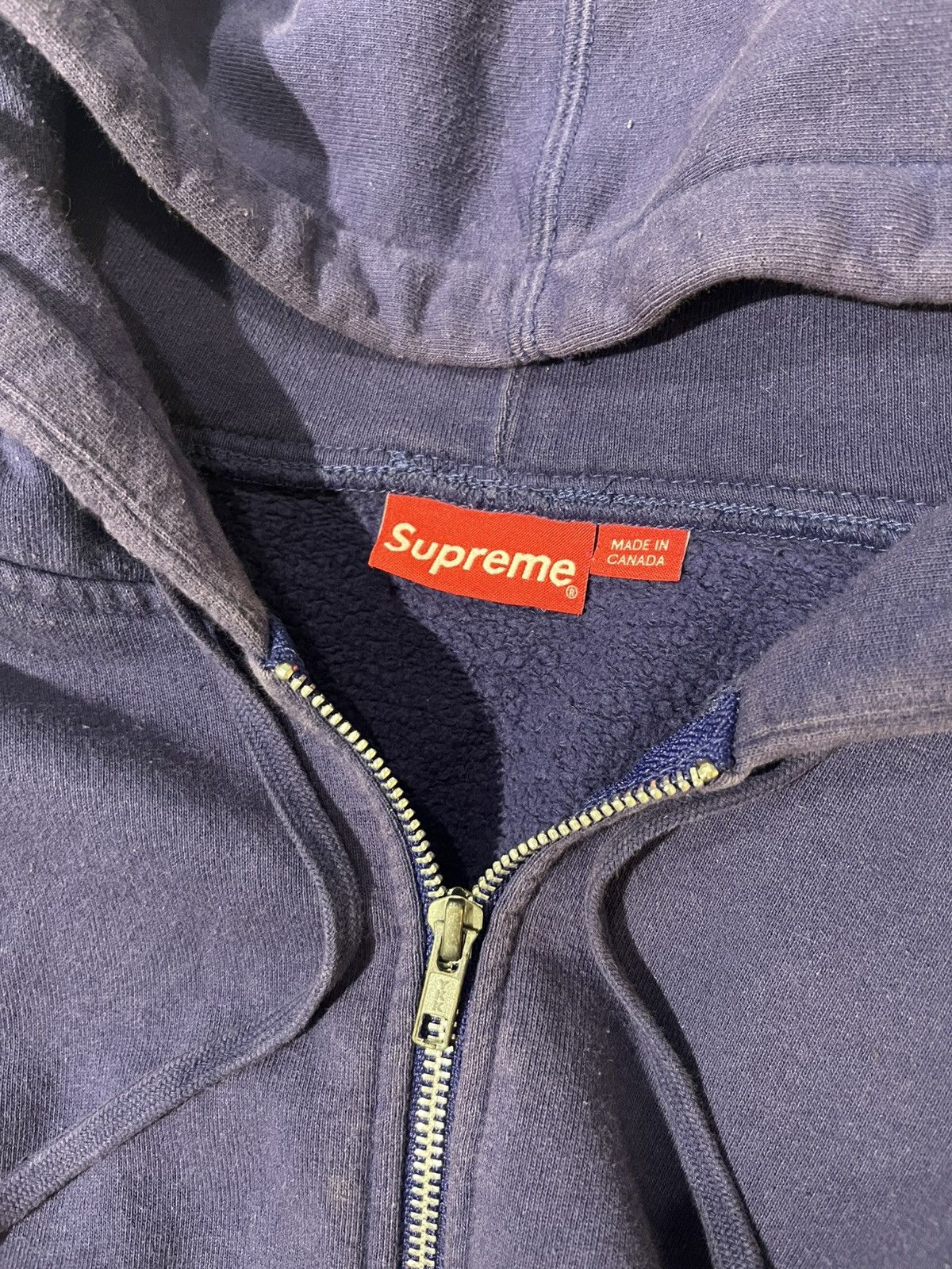 Thrasher Supreme x Thrasher Multi Logo Zip Up Hooded Sweatshirt Size US M / EU 48-50 / 2 - 3 Thumbnail