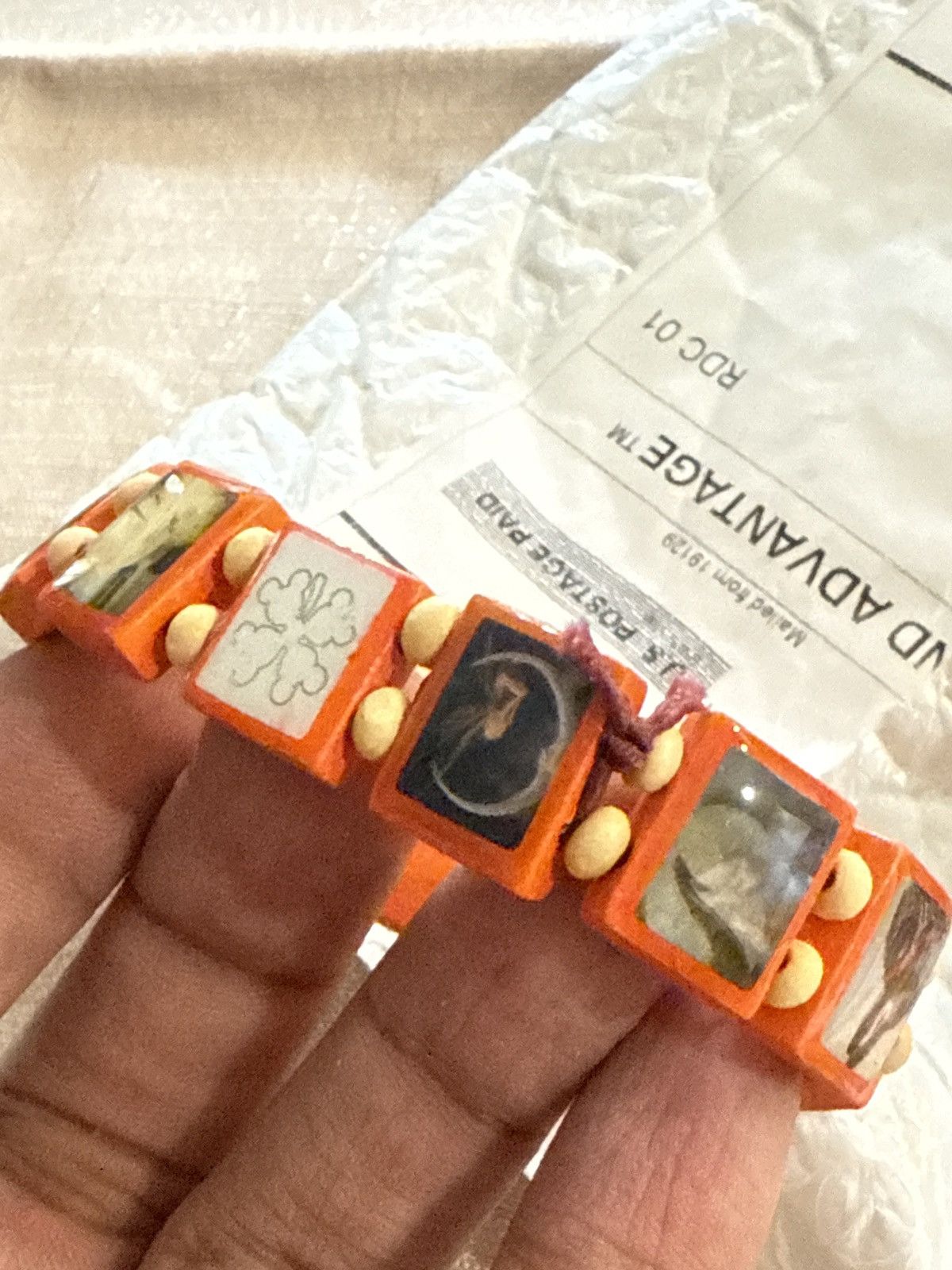 Other OG Drop1199 Fakemink Bazo Sold Out Orange Bracelet Size ONE SIZE - 4 Thumbnail