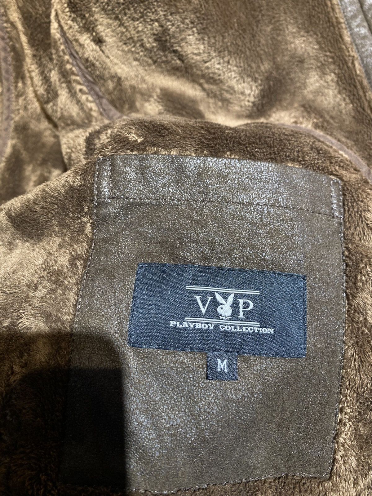Playboy Vintage Playboy Collection Brown Faux Suede Jacket Size US M / EU 48-50 / 2 - 7 Thumbnail