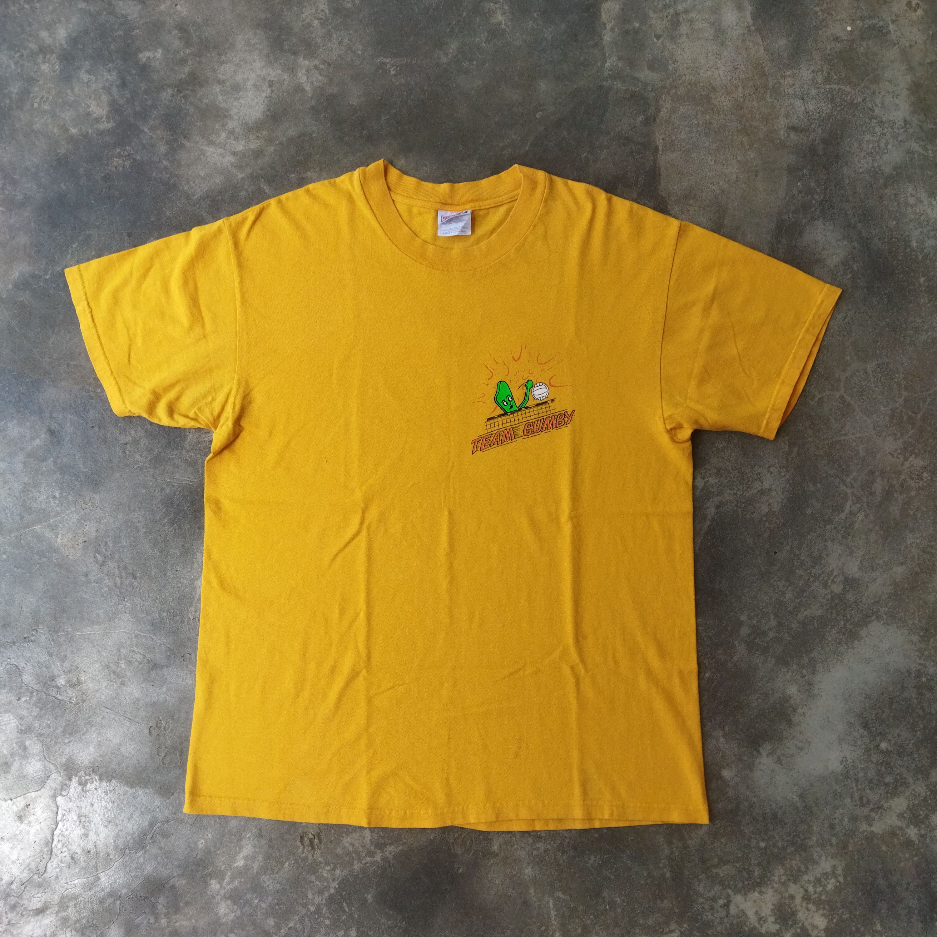 Hanes × Vintage HANES BEEFY TEAM GUMBY T-SHIRT Size US L / EU 52-54 / 3 - 4 Thumbnail