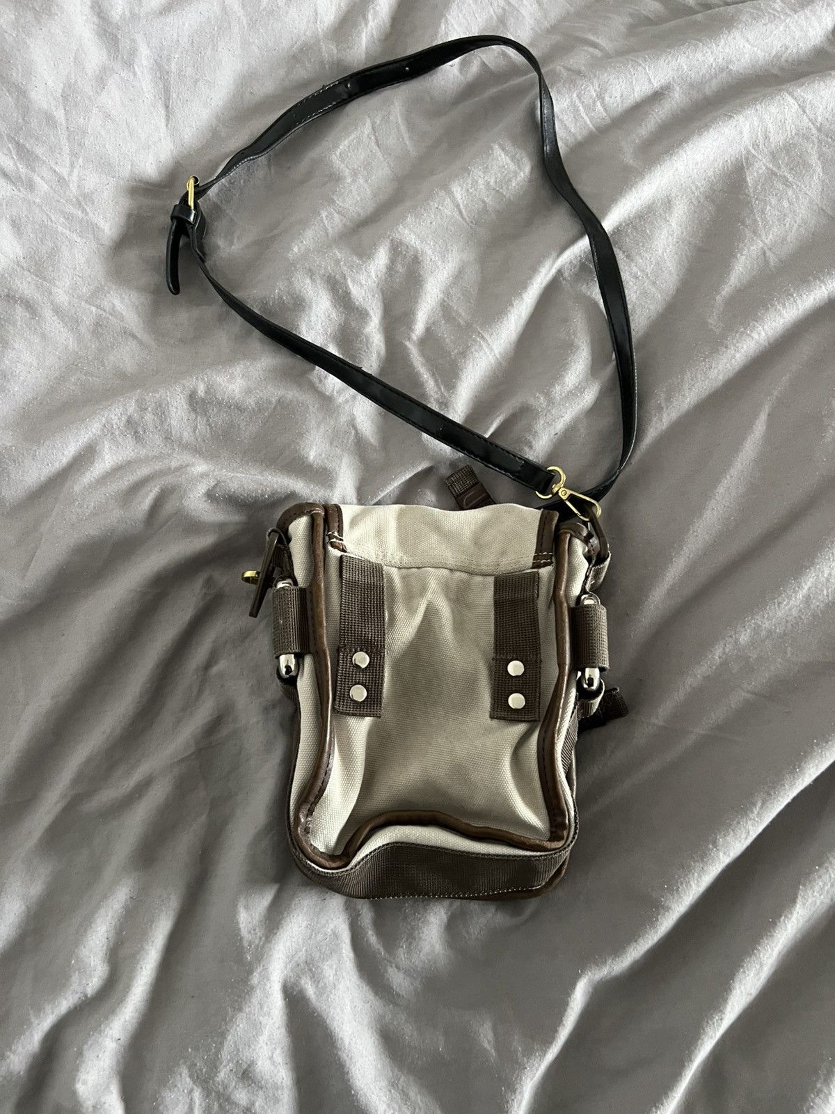 Diesel Vintage Diesel Messenger Bag Shoulder Y2K 90s Military Army Size ONE SIZE - 5 Thumbnail