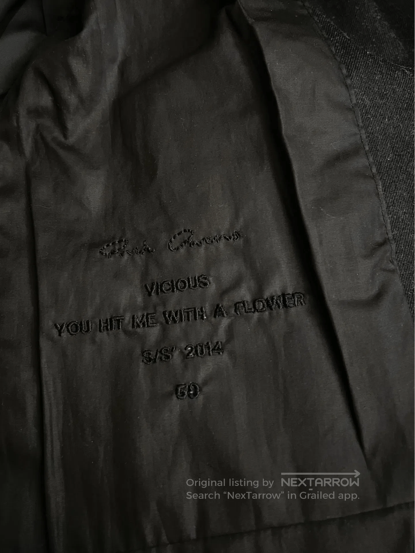 Rick Owens Rick Owens Tactical Zip Denim Leather Jacket. Size US M / EU 48-50 / 2 - 9 Thumbnail