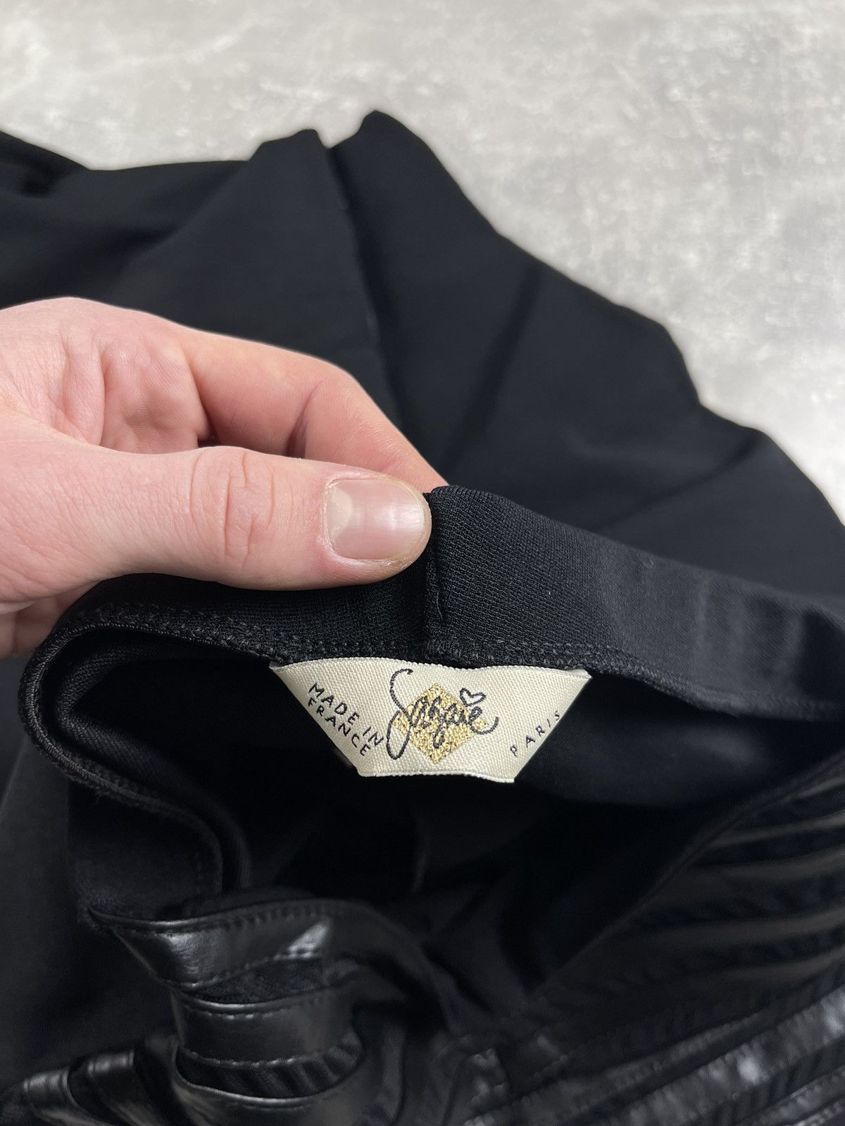 Other Sagite Paris Avant Garde Textured Ribbed Pants Black Size S Size 28" / US 6 / IT 42 - 9 Thumbnail