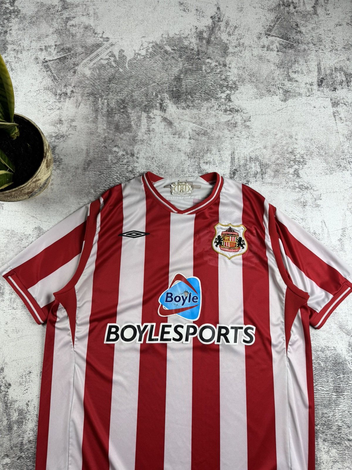 Umbro Sunderland 2009/2010 Home Soccer Umbro Football Jersey Blockcore T Shirt Tee Size US L / EU 52-54 / 3 - 5 Thumbnail