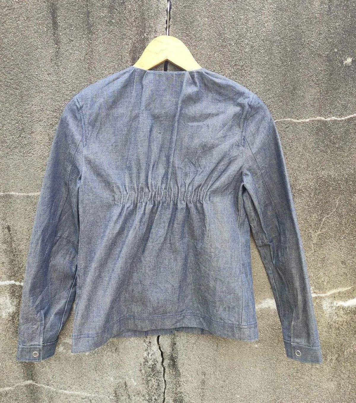 Marc Jacobs × Vintage Marc Jacobs Look Chambray Jacket – Vintage 2000s Japan Size S / US 4 / IT 40 - 4 Thumbnail