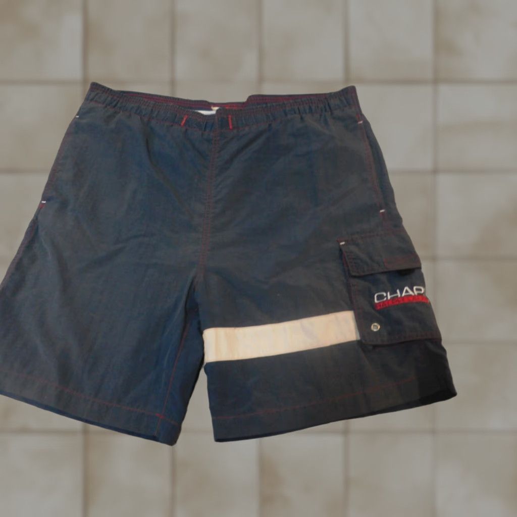 Ralph Lauren VINTAGE Ralph Lauren Swimming Trunks Mens 34 Blue Trunks 90s Lifeguard Surfing Size US 34 / EU 50 - 1 Thumbnail