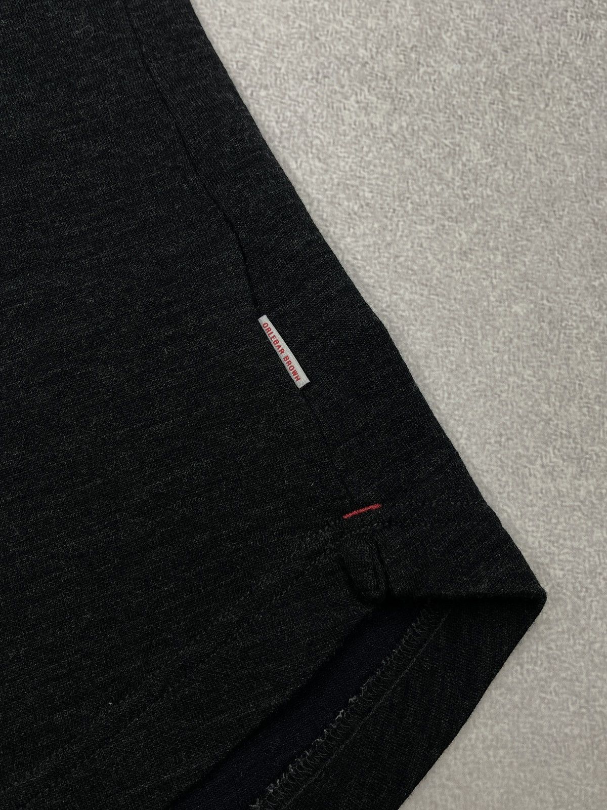 Orlebar Brown Mens Orlebar Brown Crewneck Longsleeve Wooll Dark Grey Size US L / EU 52-54 / 3 - 5 Thumbnail