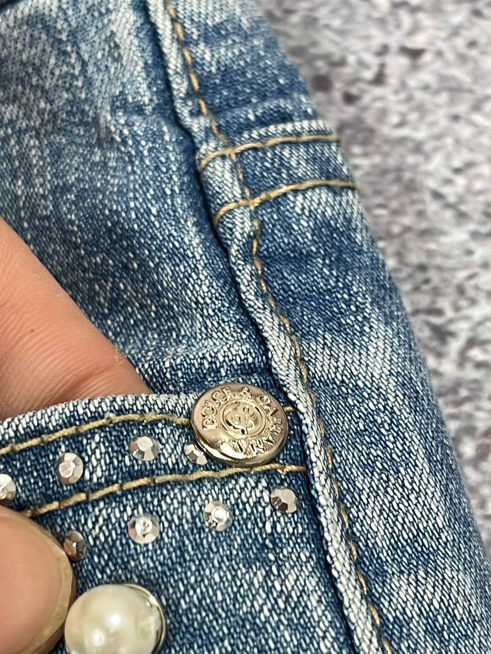 Hysteric Glamour D&G Dolce & Gabbana Style Jeans Denim Pants Japanese Y2k Size 29" - 7 Thumbnail