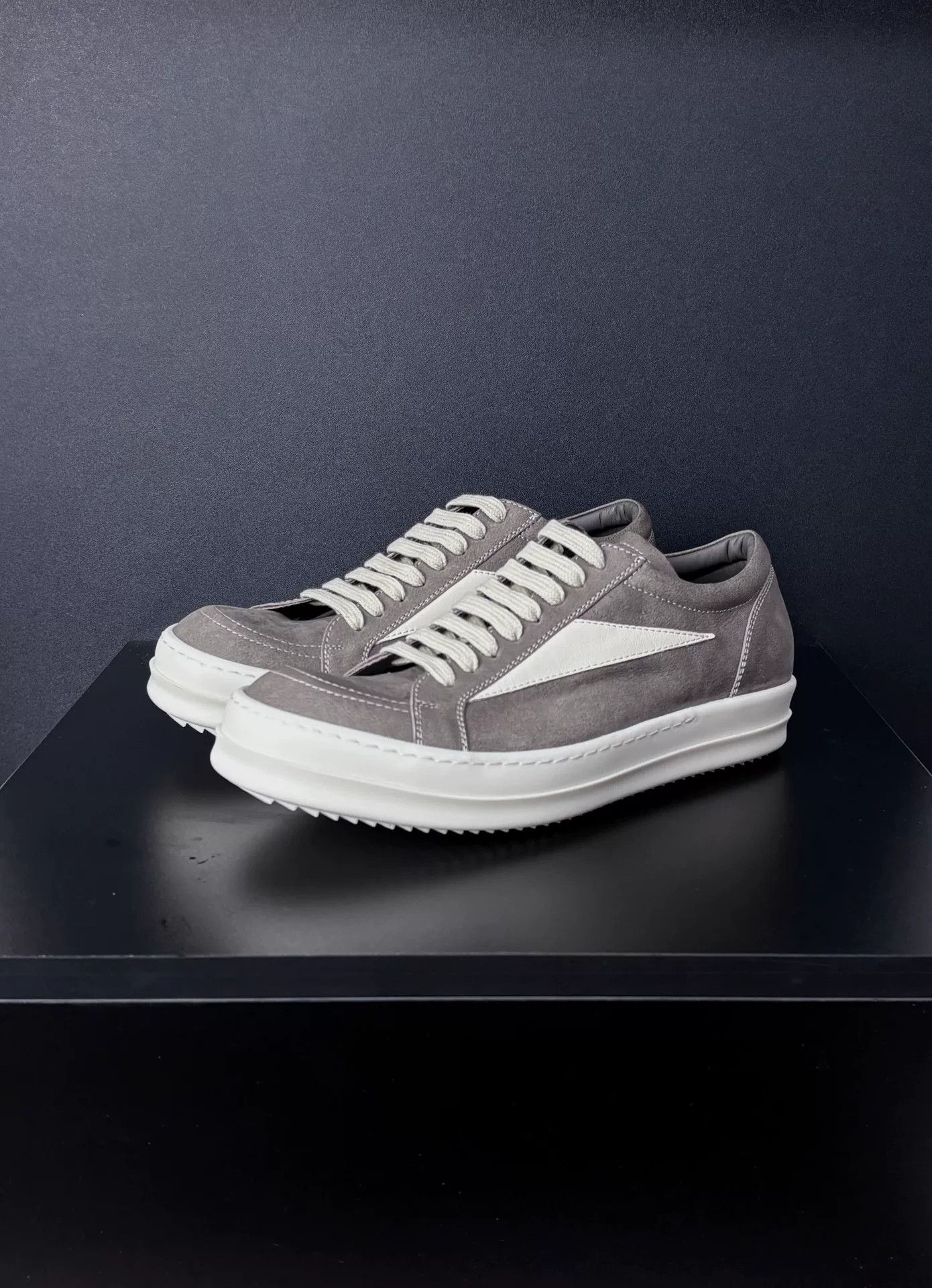 Rick Owens Rick Owens Leather Pink Lowtop Sneakers 6.5 Men Size US 6.5 / EU 39-40 - 1 Thumbnail