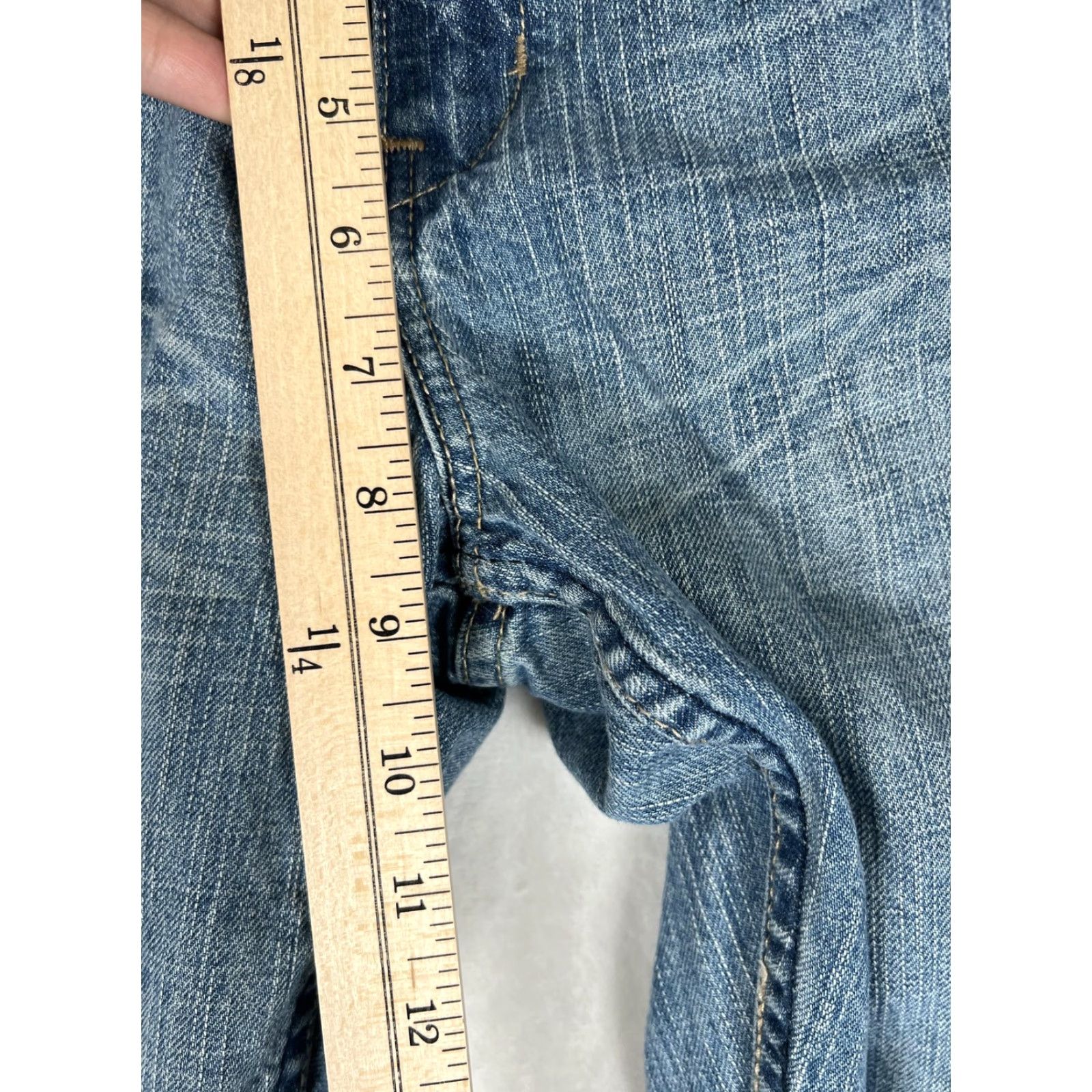 Levi's Levi Strauss Signature Jeans Women's 32x30 Bootcut Low Slim Denim Blue Size 24" / US 00 / IT 34 - 4 Thumbnail