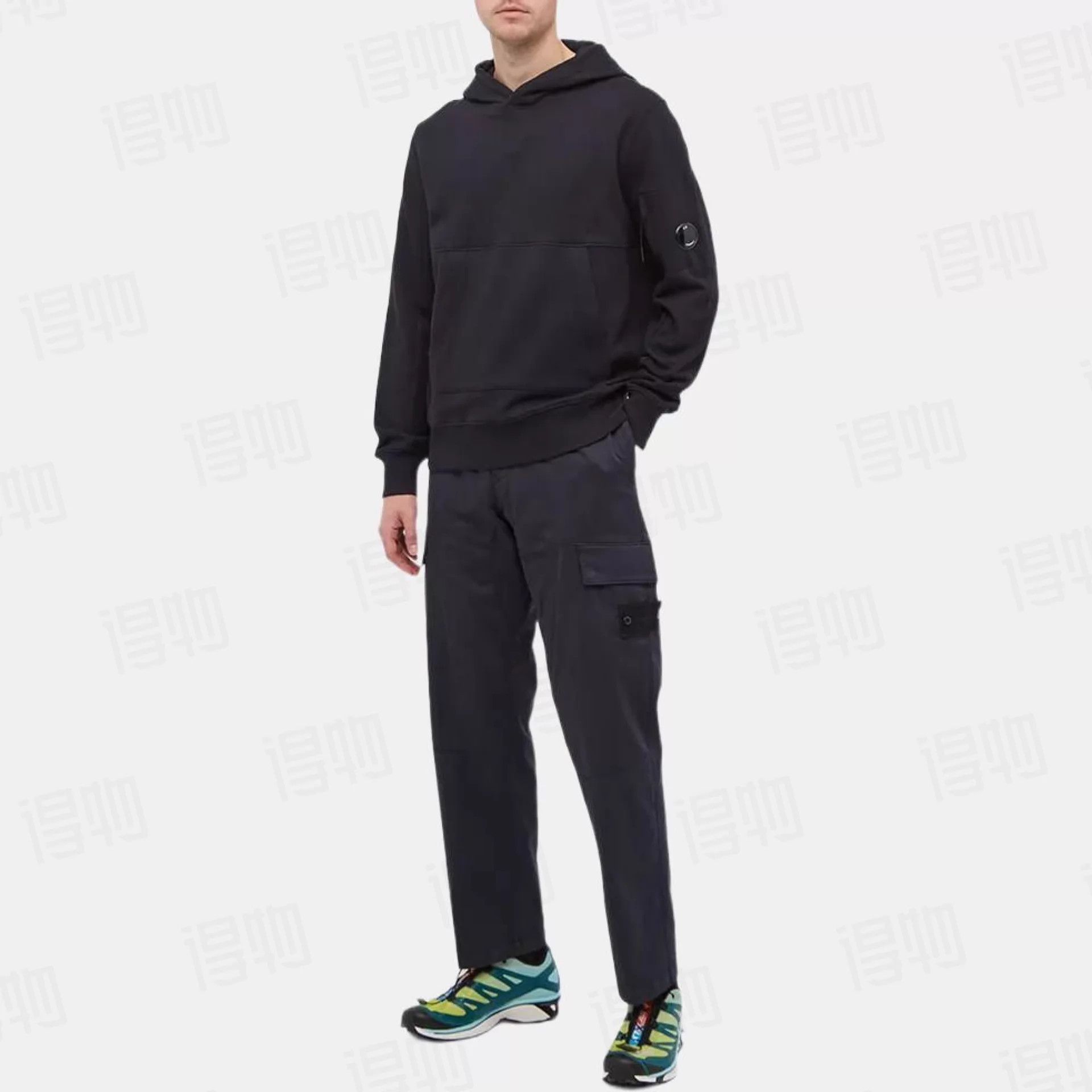 Stone Island Stone Island 21fw Ghost Wool DPkt Navy Black W30 L Size US 30 / EU 46 - 9 Thumbnail