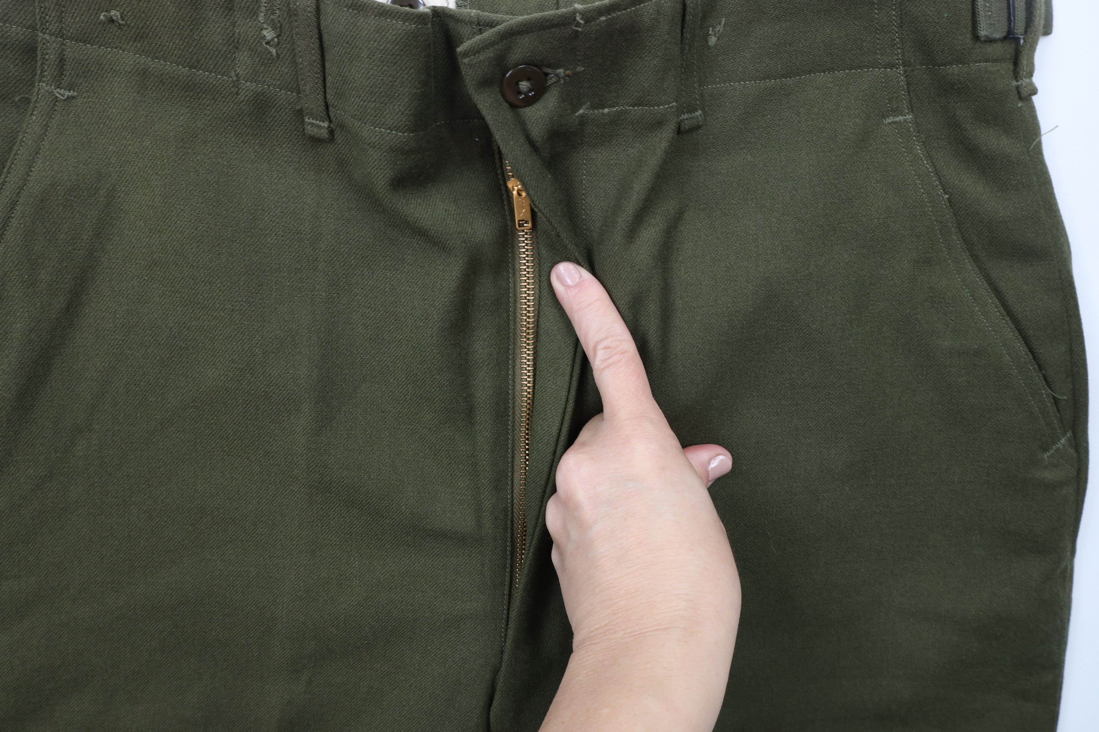 Vintage Vintage 50s Korean War Wool M-1951 Field Trousers Pants USA Size US 34 / EU 50 - 6 Thumbnail