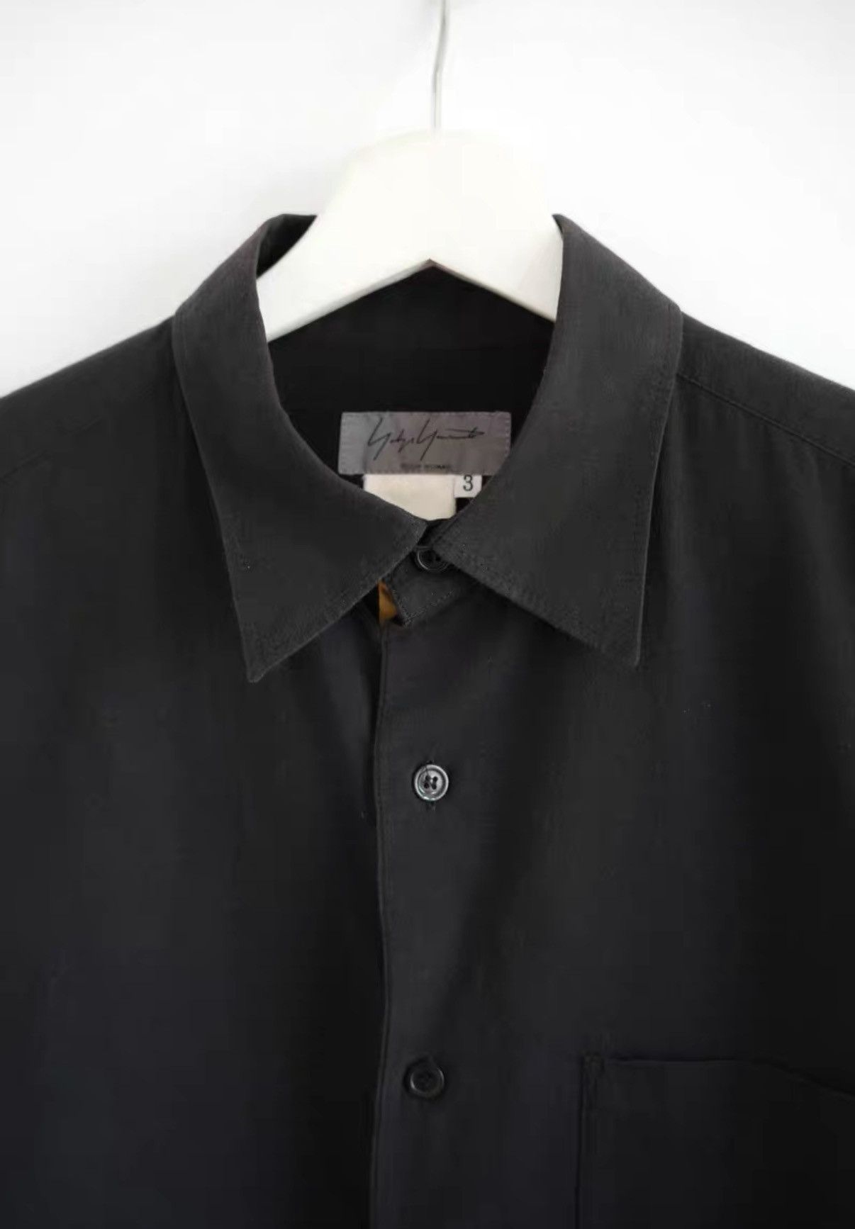 Yohji Yamamoto Yohji Yamamoto 02SS Orange Striped Short-Sleeve Shirt K4 Size US L / EU 52-54 / 3 - 4 Thumbnail