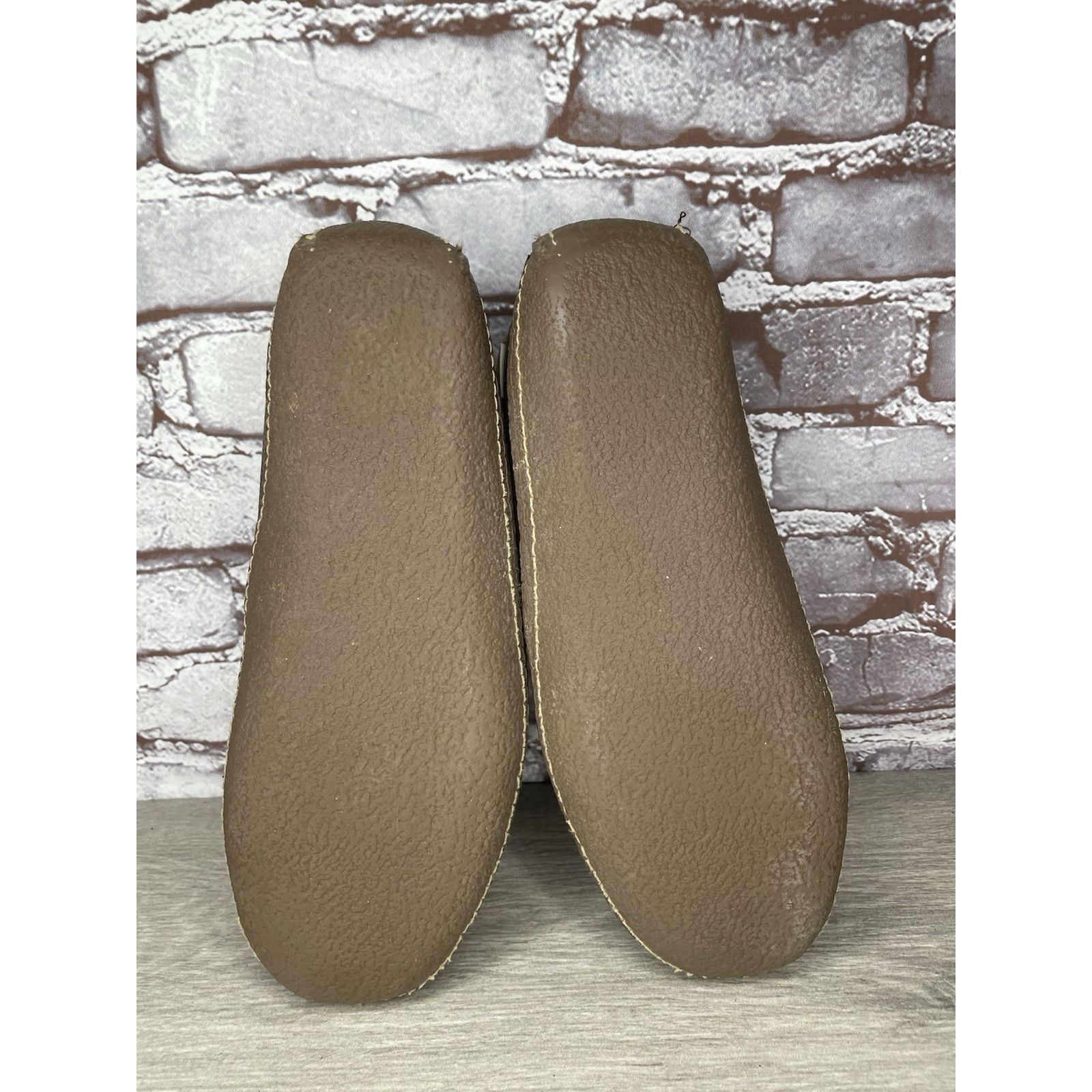 L.L. Bean L.L. Bean Pebble Brown Leather Moccasin Slip On Loafers Shoe Size US 10 / EU 43 - 18 Thumbnail