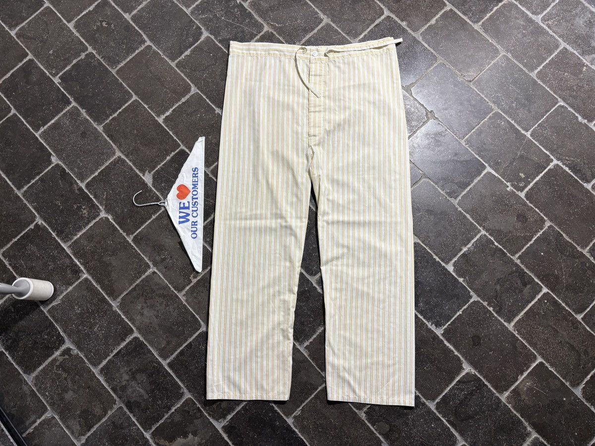 Vintage Vintage Striped Pyjama Set 1970s 80s Matching 2 Piece Suit Size US 34 / EU 50 - 14 Thumbnail