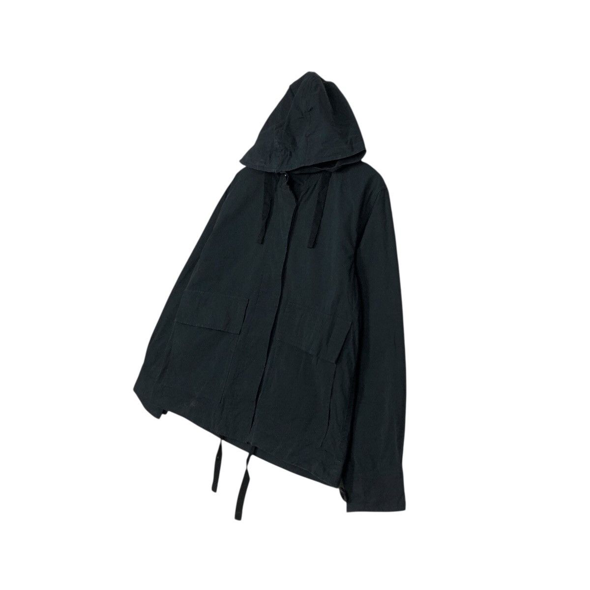Margaret Howell 📌Rich Black Vintage Cropped Hoodie Jacket Chore MHL Size US M / EU 48-50 / 2 - 3 Thumbnail