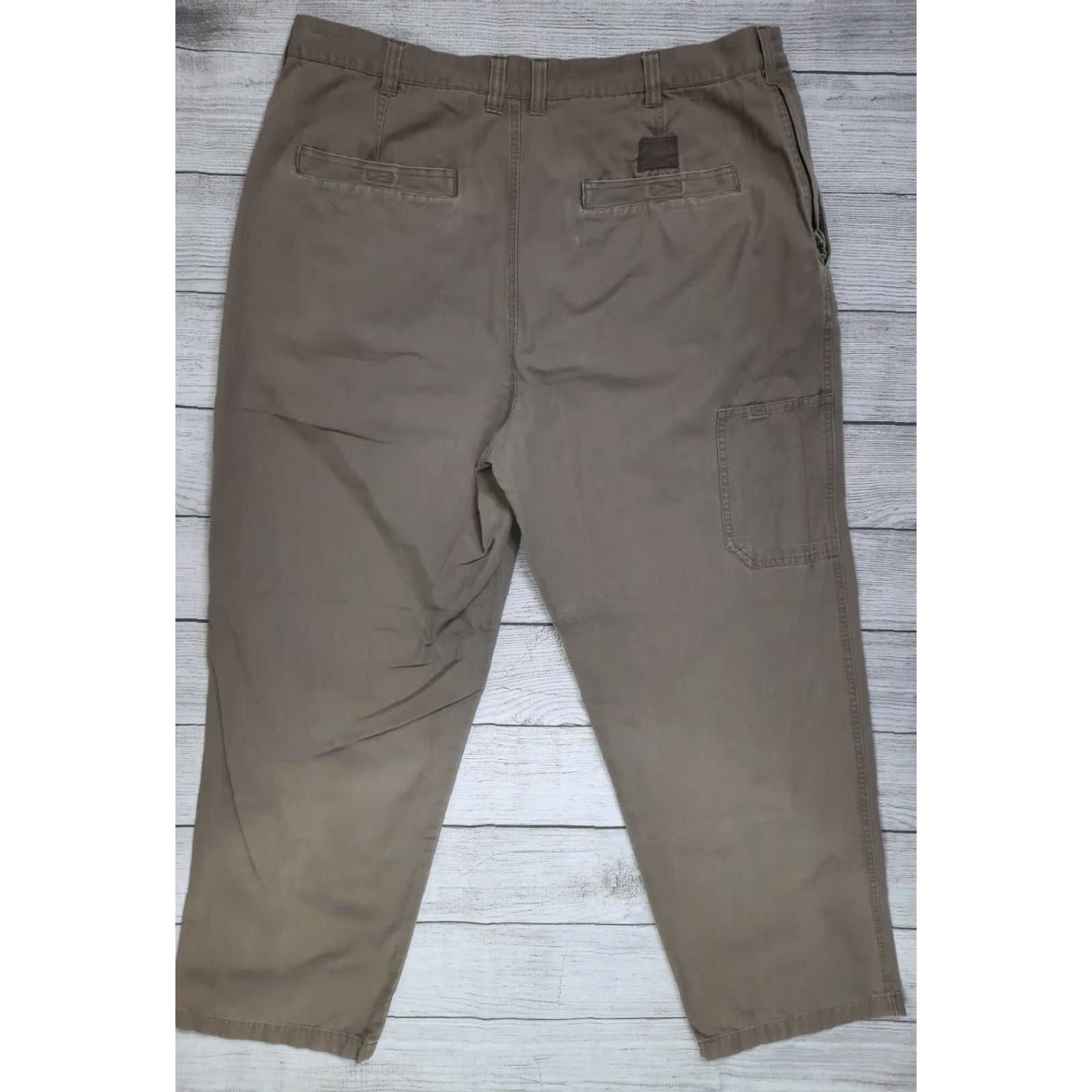 Vintage Columbia Tan Khaki Cotton Canvas Regular Fit Pants Size 40 Chino Men Inseam 30 Workwear Casual Outdoor Hiking Size US 38 / EU 54 - 2 Thumbnail