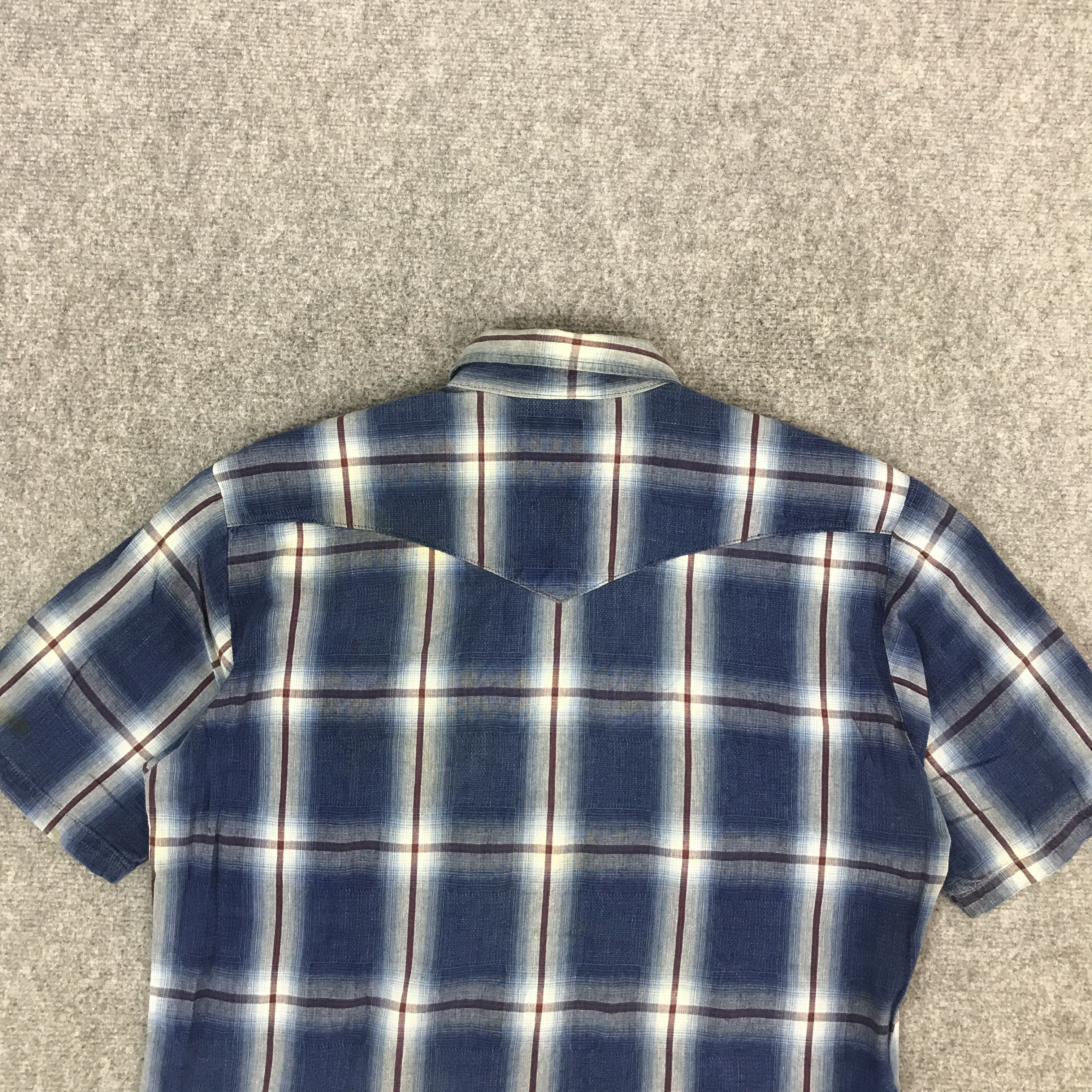 Blue Blue Japan × Japanese Brand BLUE BLUE JAPAN TARTAL DESIGN BUTTON UP SHIRTS Size US L / EU 52-54 / 3 - 4 Thumbnail