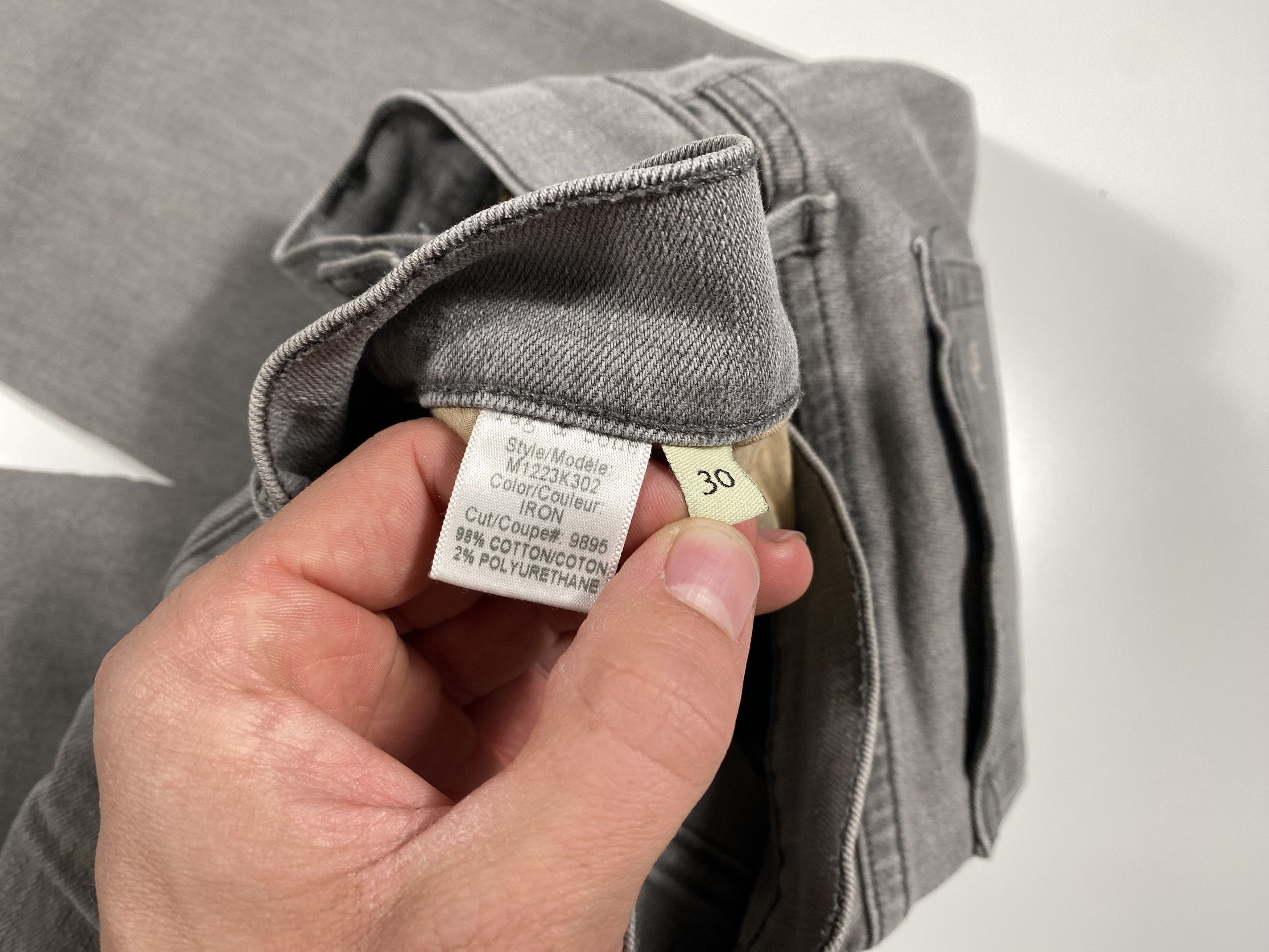 Rag & Bone Rag & Bone Fit 2 Slim Leg Iron Jeans 30x25.5 Size US 30 / EU 46 - 5 Thumbnail
