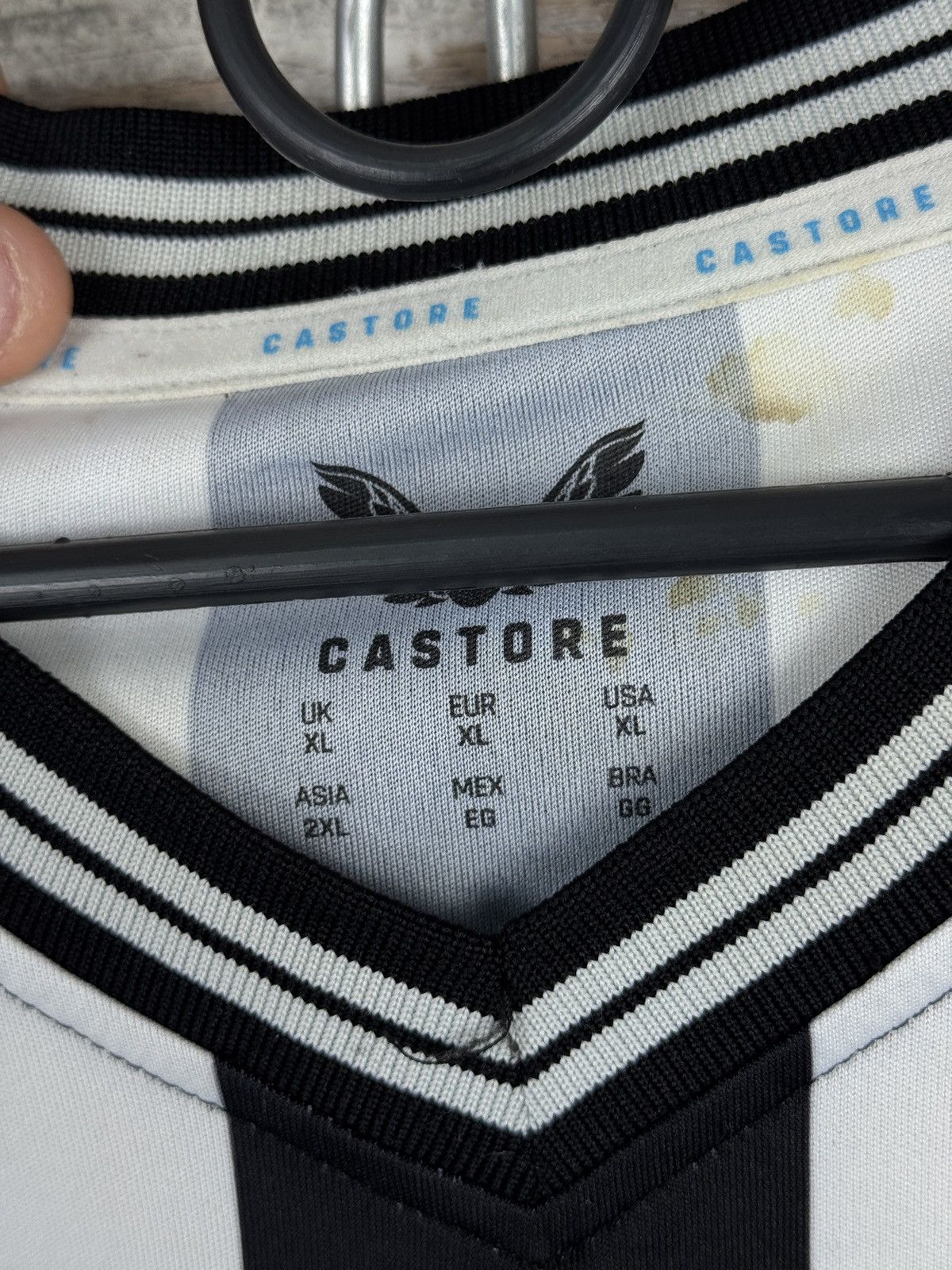 Castore × Vintage Mens Vintage Castore New Castle T-shirt soccer jersey tee Size US XL / EU 56 / 4 - 10 Thumbnail