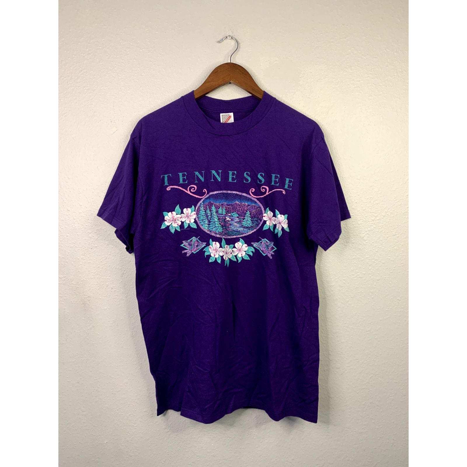 Jerzees Vintage Tennessee Shirt Jerzees TN T-Shirt 1992 VTG 90s L Size US L / EU 52-54 / 3 - 1 Thumbnail