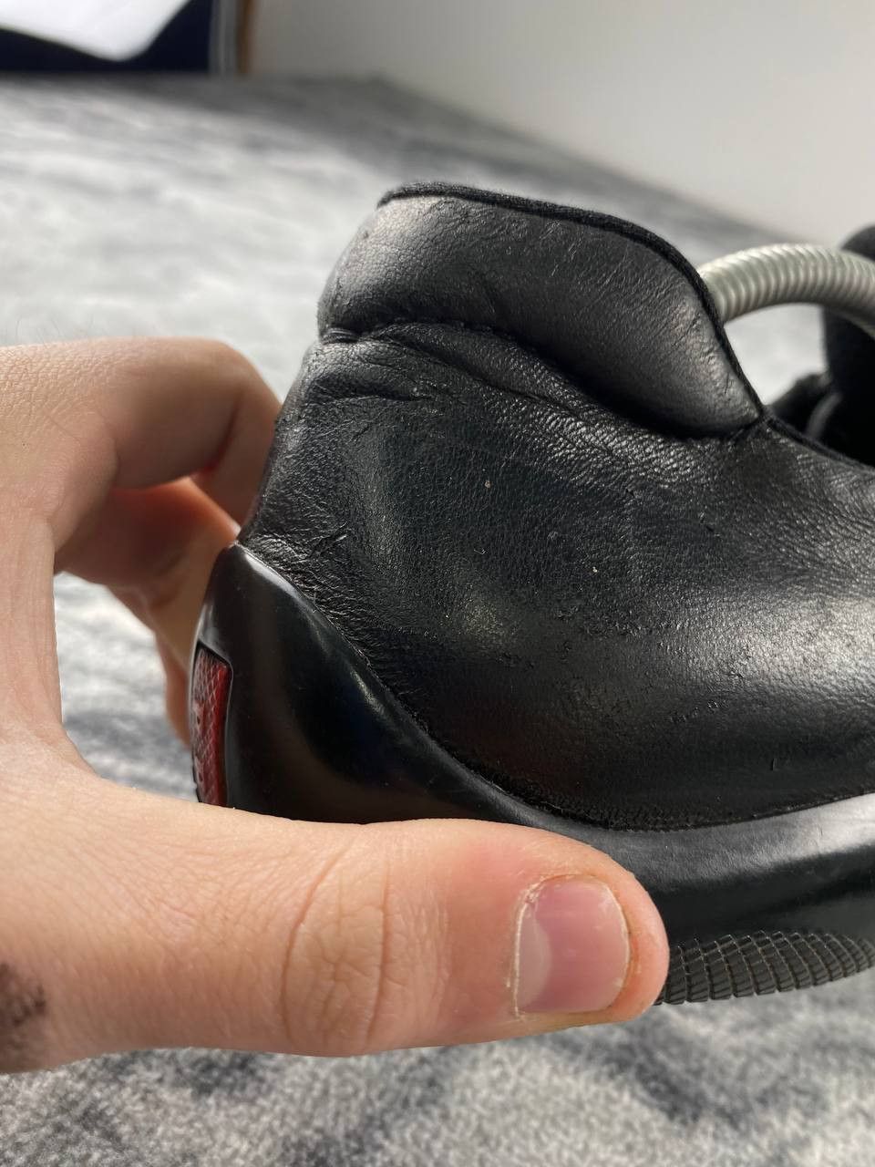 Prada Prada Leather Sneakers Size US 7 / EU 40 - 13 Thumbnail