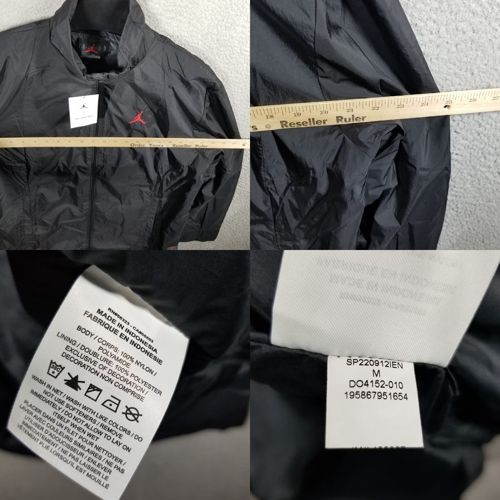 Jordan Brand Jordan x Nina Chanel Abney Women's M Jacket Black University Red Nike DO4152-010 Size M / US 6-8 / IT 42-44 - 8 Thumbnail