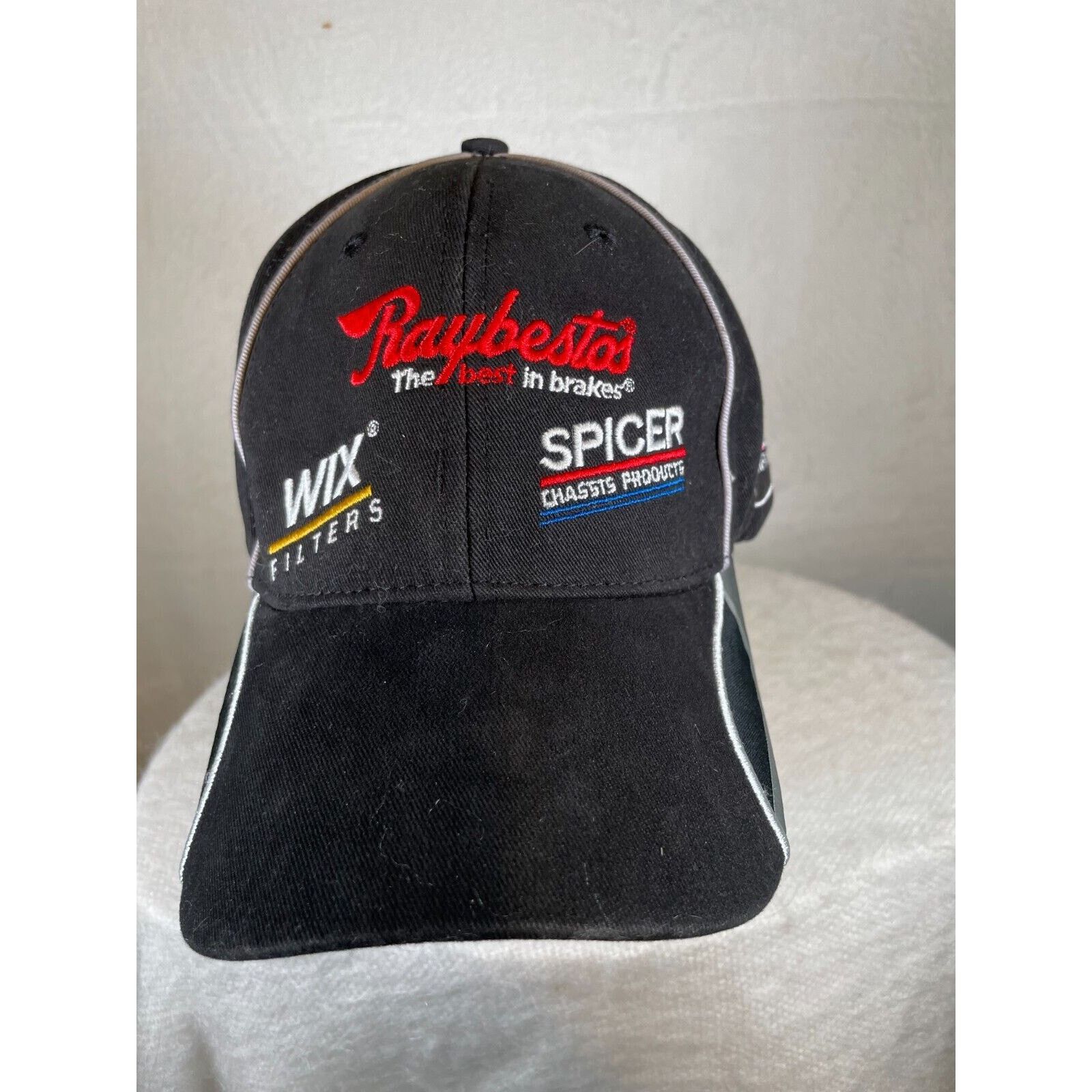 Other NASCAR Raybestos Wix Spicer Motorsports Black Adjustable Hat Size ONE SIZE - 2 Thumbnail