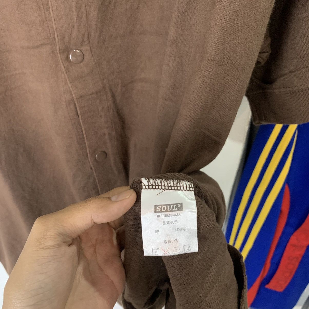 Japanese Brand Vintage Y2K SOUL usa LA short sweat button brown Size US XXL / EU 58 / 5 - 6 Thumbnail