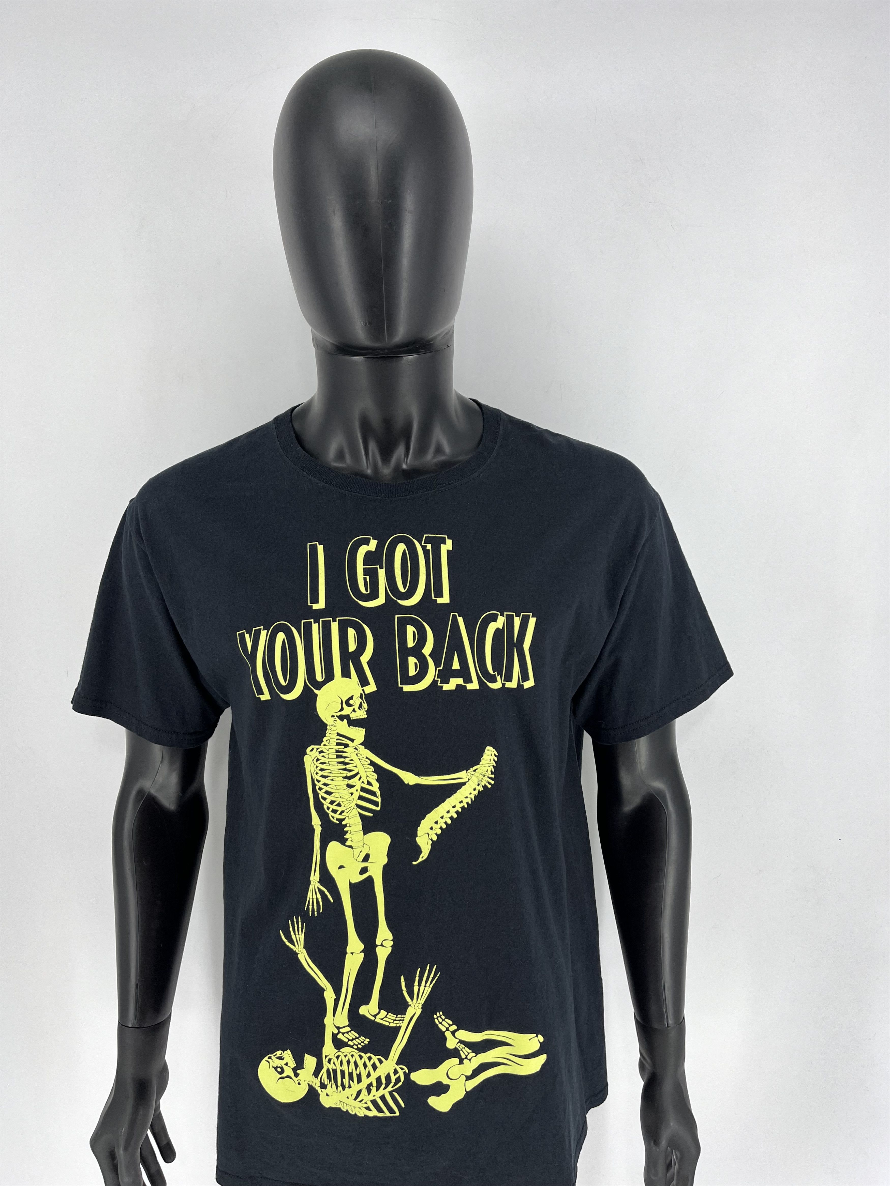 Other I GOT YOUR BACK Glow In The Dark Men's T Shirt Skeletons Size US L / EU 52-54 / 3 - 5 Thumbnail