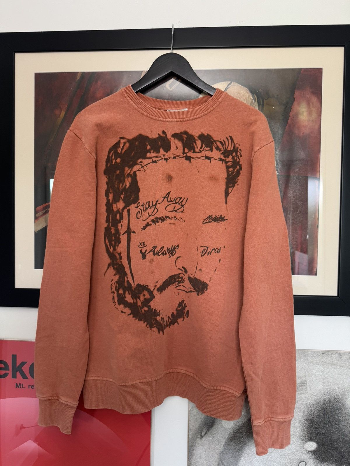 H&M Post Malone X H&M Posty Co. portrait tattoos face crewneck Size US S / EU 44-46 / 1 - 1 Thumbnail