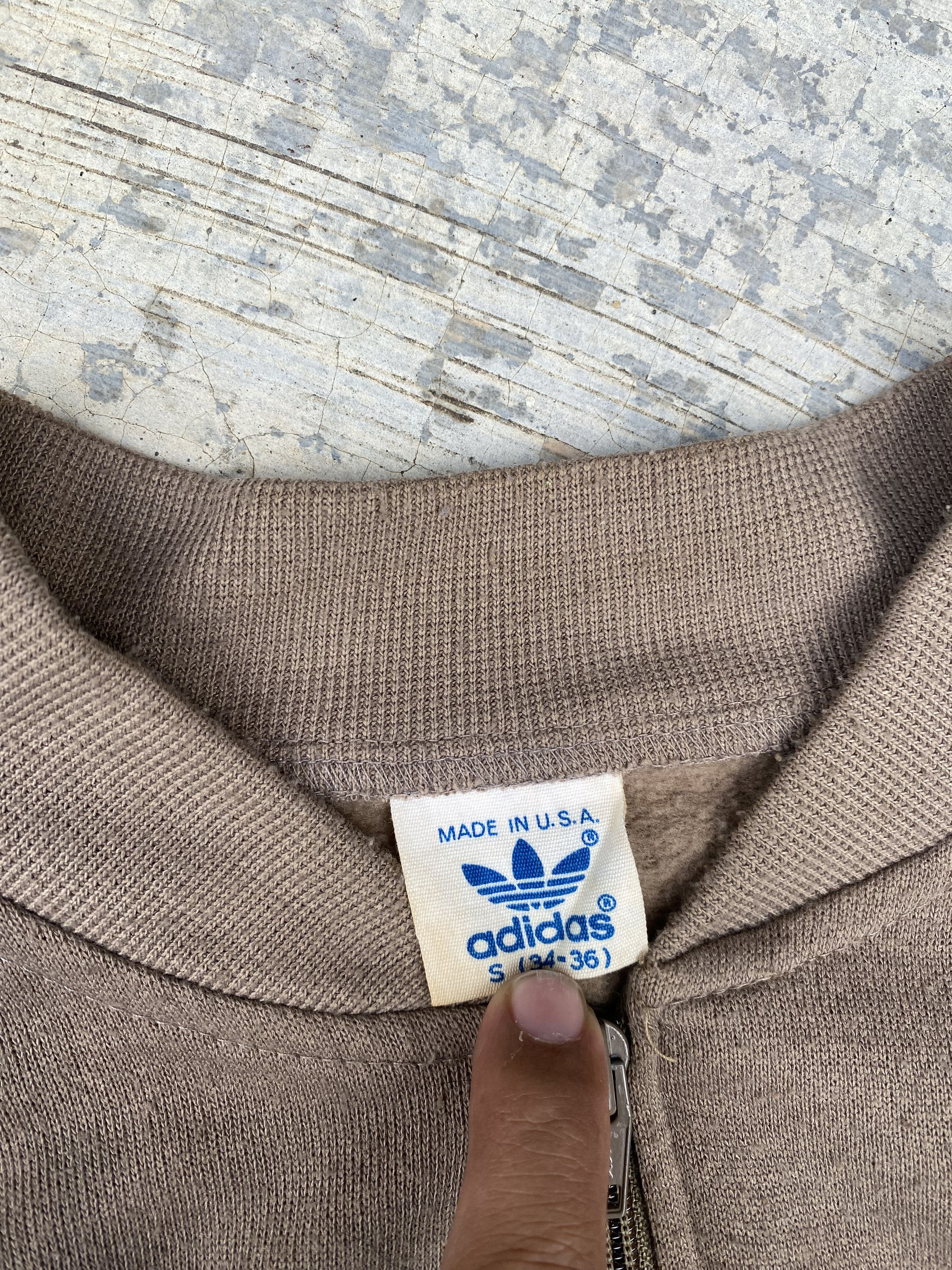 Adidas Vintage 80’s Adidas trefoil tracktop Size US S / EU 44-46 / 1 - 8 Thumbnail