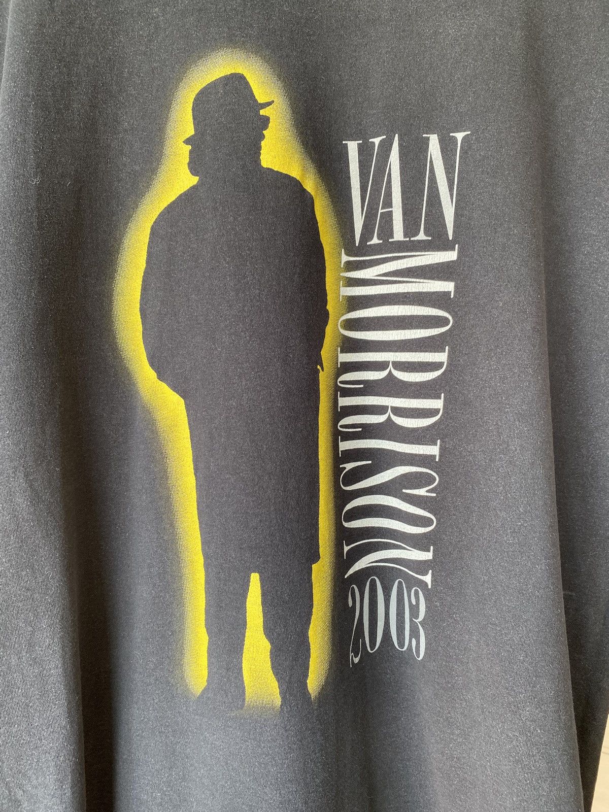 Fruit Of The Loom Van Morrison 2003 Tour T-Shirt Black Vintage Concert Tee Size US L / EU 52-54 / 3 - 2 Thumbnail