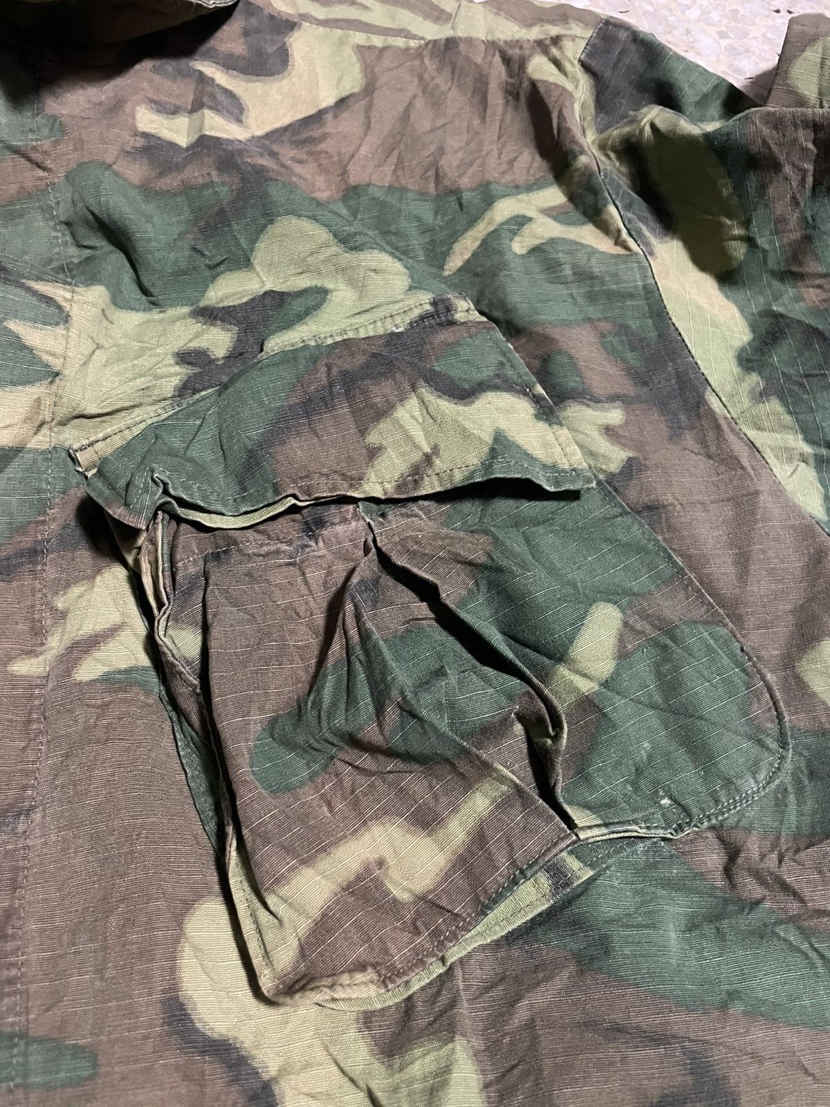 Vintage Vintage 1969 ERDL Camo Vietnam War Slant Pocket Jacket Size US M / EU 48-50 / 2 - 7 Thumbnail
