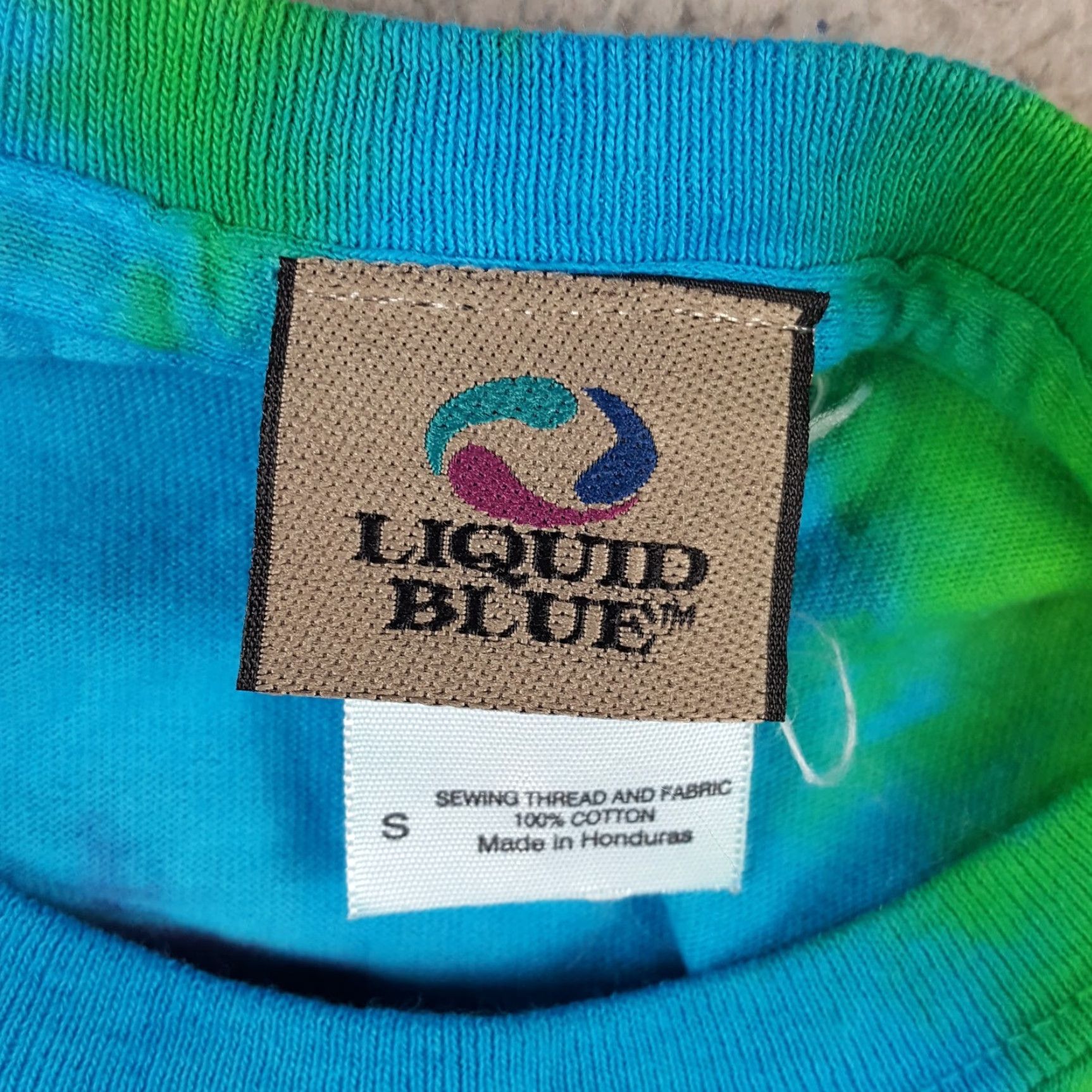 Liquid Blue Vintage Liquid Blue 90s Tie-Dye T-Shirt Mens Small Short Sleeve Cotton Retro Festival Hippie Music Summer Size US S / EU 44-46 / 1 - 5 Thumbnail