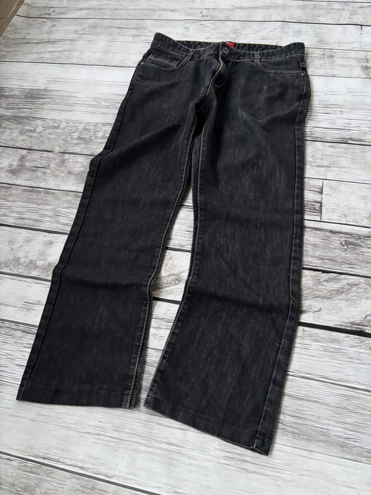 JNCO × Japanese Brand Vintage Baggy Rap sk8 Jnco Style Washed Jeans y2k Size US 32 / EU 48 - 3 Thumbnail