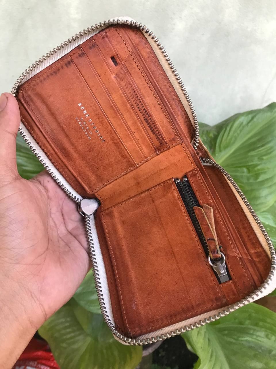 Acne Studios Acne stusios Zippered bifold wallet Size ONE SIZE - 3 Thumbnail