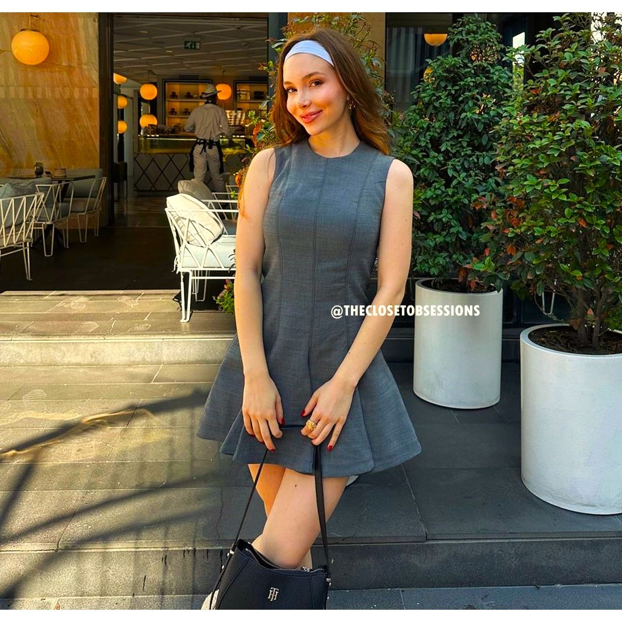 floral ruched flare dress Short Halter Homecoming Dress with Bubble Skirt Sapphire / 0 main image 1
