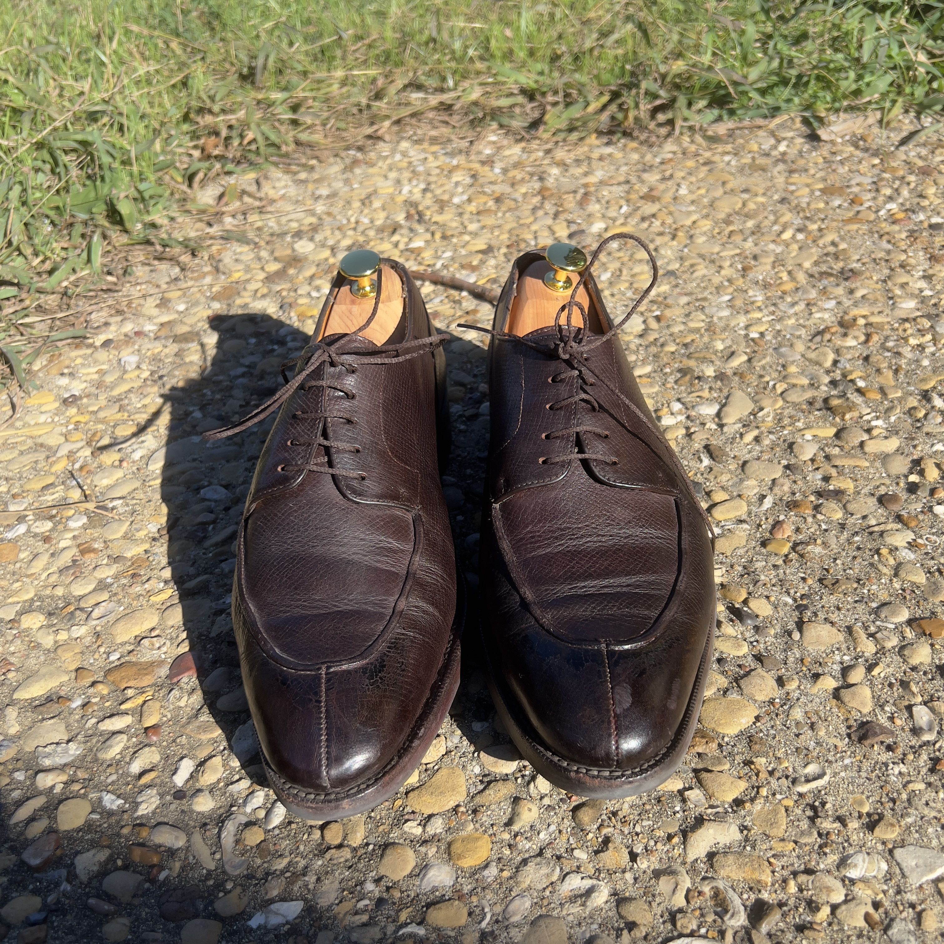 Sons of Henrey Sons of henrey split toe derby dark brown 10.5 us Size US 10.5 / EU 43-44 - 2 Thumbnail
