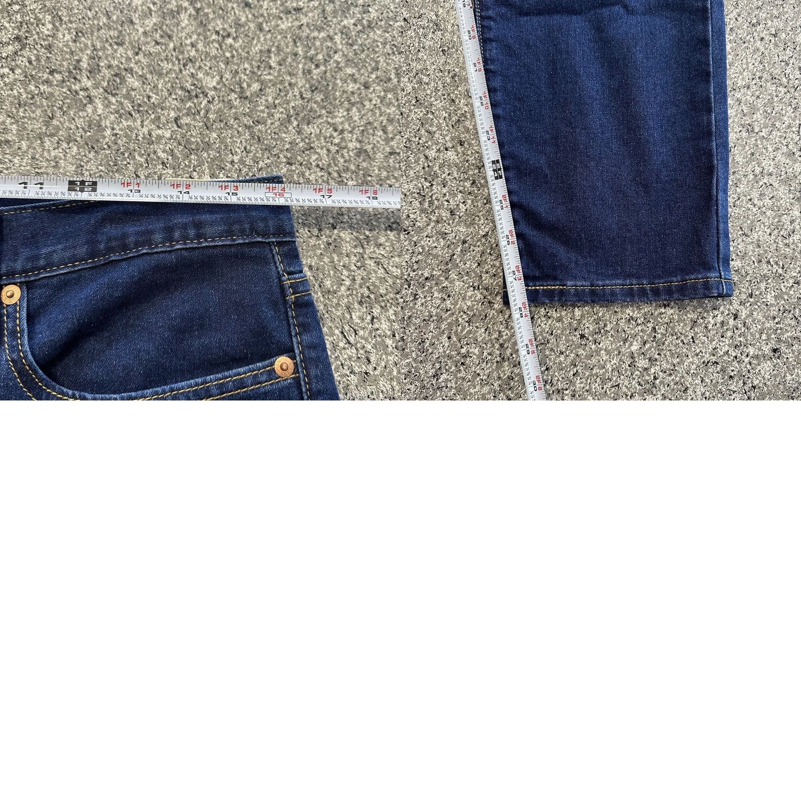 Levi's Levi's Wedgie Fit Jeans 31x28 Womens Straight Dark Wash Stretch Button Fly Denim Jeans Women's 5-Pocket Levi's Model Size 24" / US 00 / IT 34 - 8 Thumbnail