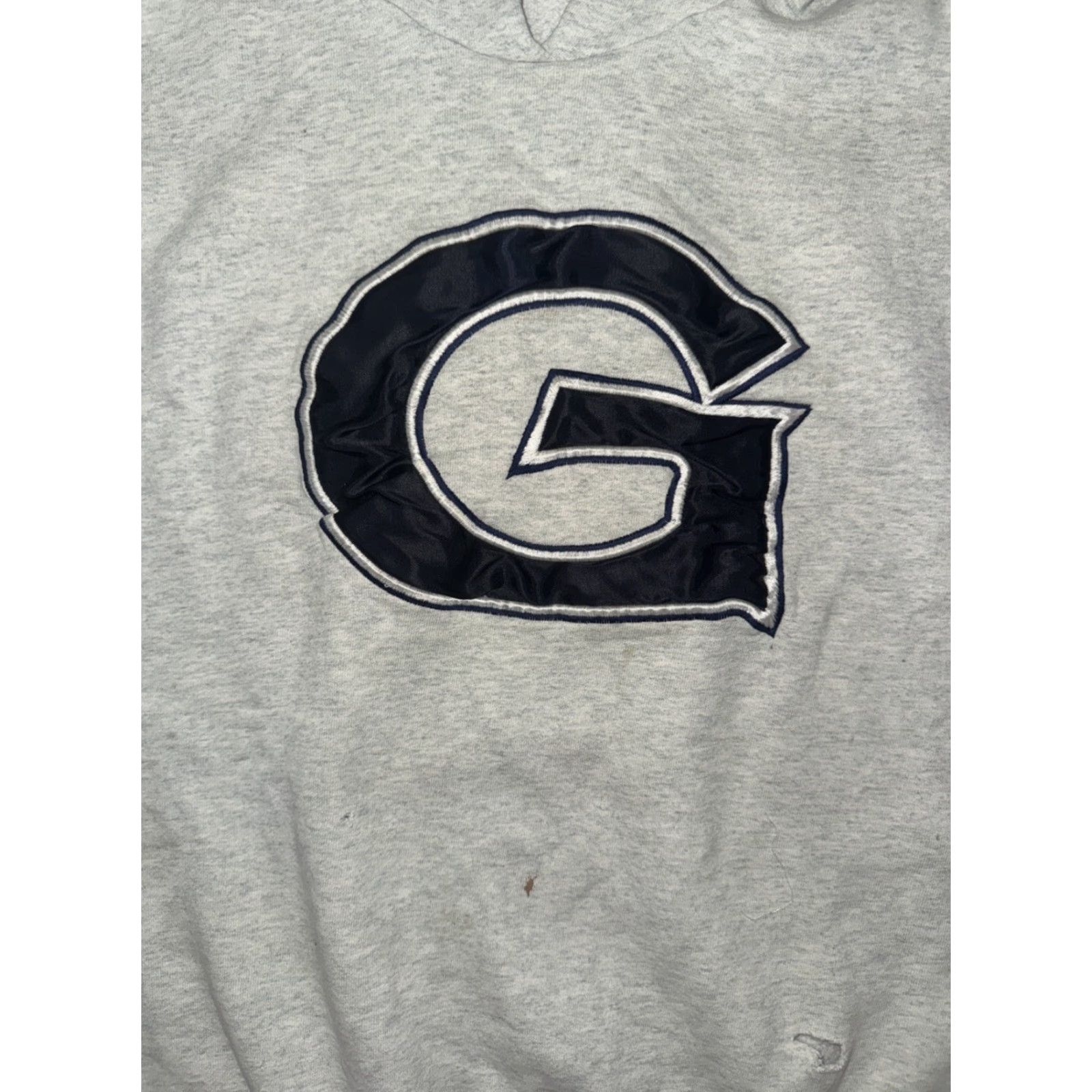 Vintage VINTAGE Georgetown Hoyas Pullover Hoodie Men’s XL Gray Distressed Hoodie Shirt? Size US XL / EU 56 / 4 - 2 Thumbnail