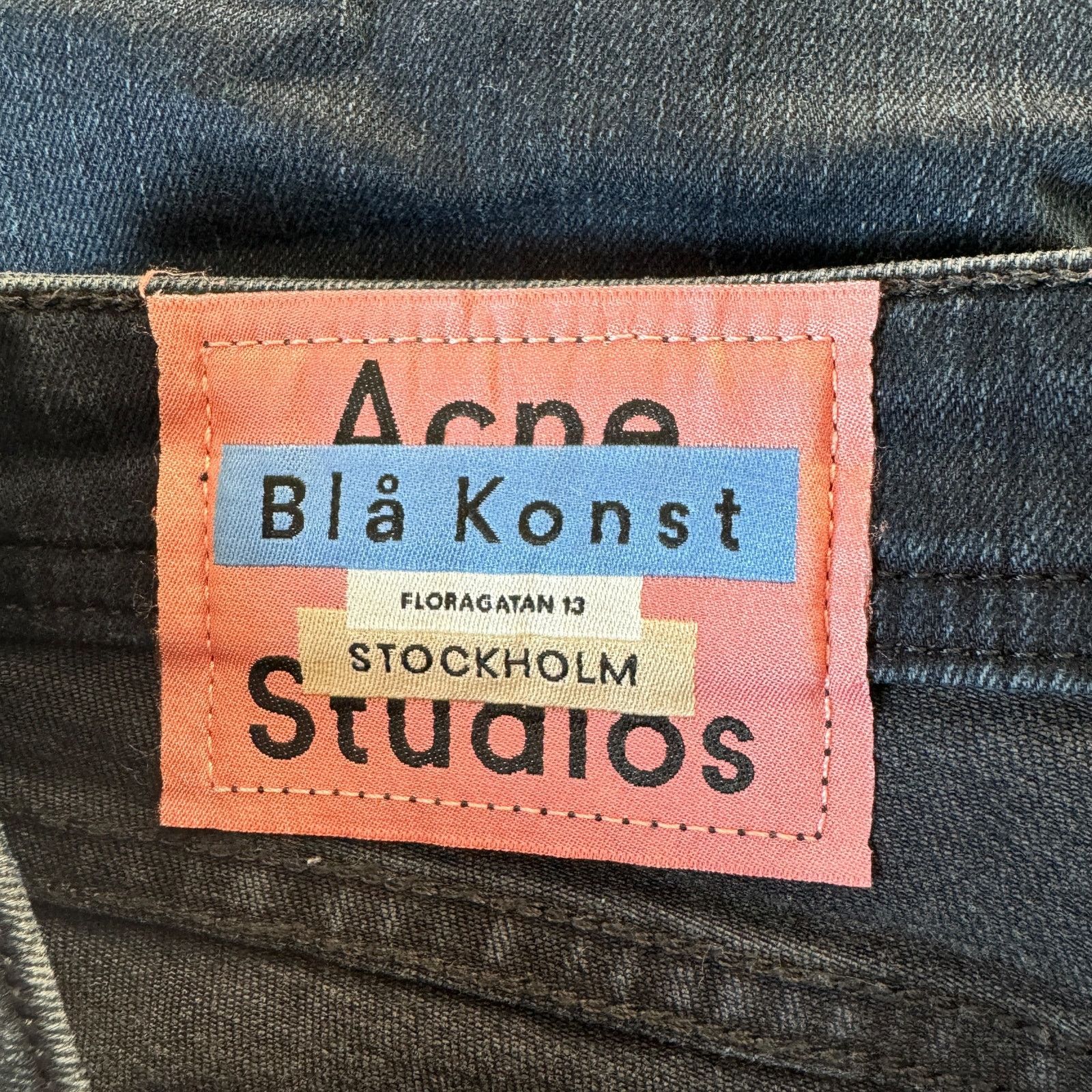 Acne Studios ACNE Studios Climb Skinny Fit Jean Blue Black Size 30" / US 8 / IT 44 - 4 Thumbnail
