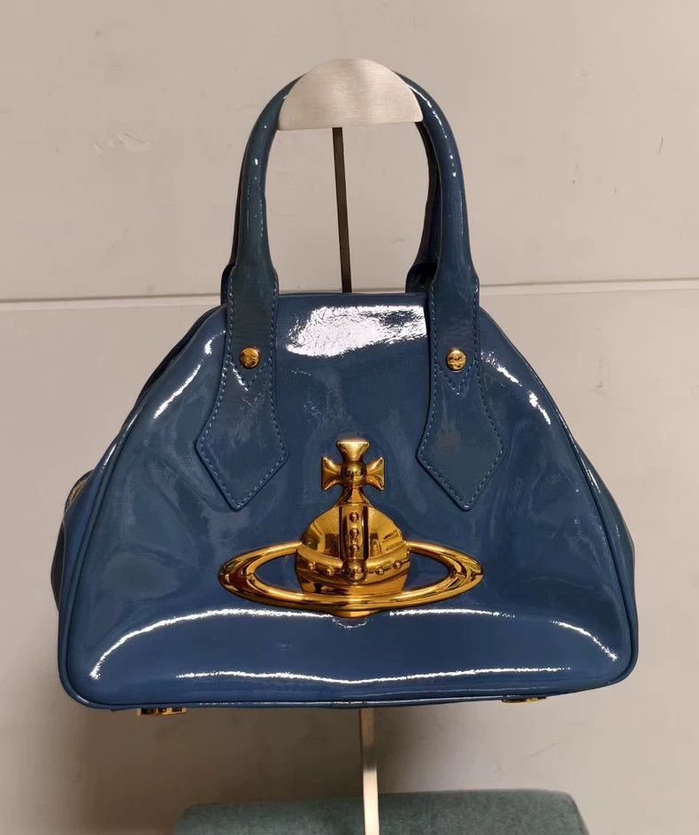 Vivienne Westwood Vivienne Westwood size os Baby Blue big logo bowling bag Size ONE SIZE - 2 Thumbnail