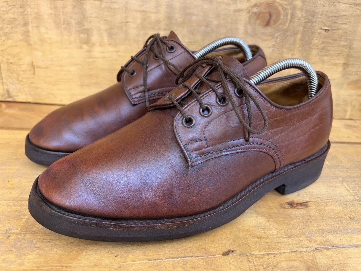 Tricker's Trickers Bench Made Brown Leather Men’s Derby Dress shoes Size US 8 / EU 41 - 3 Thumbnail
