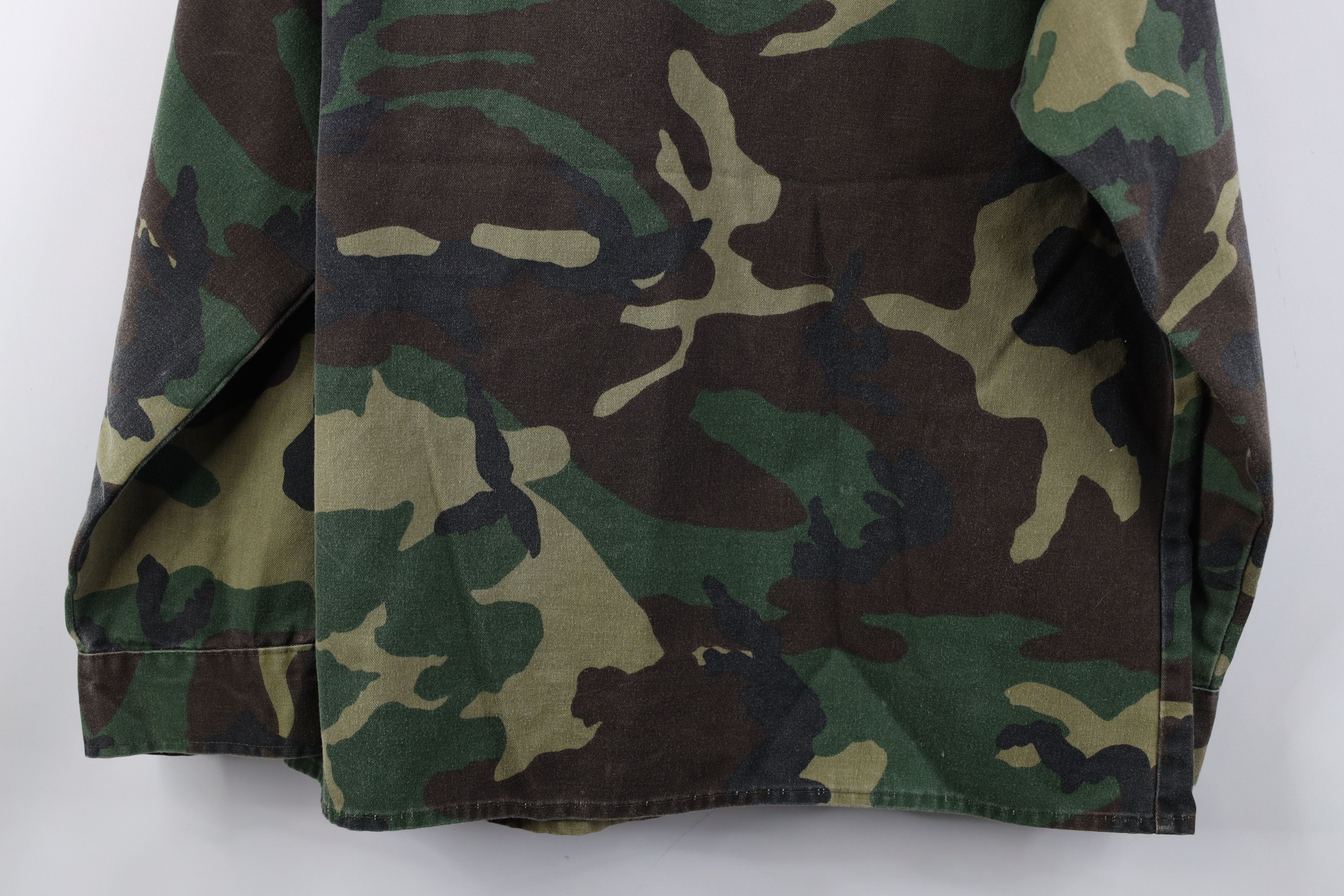 Vintage Vintage 70s Military Camouflage Combat Field Shirt Jacket Size US L / EU 52-54 / 3 - 15 Thumbnail