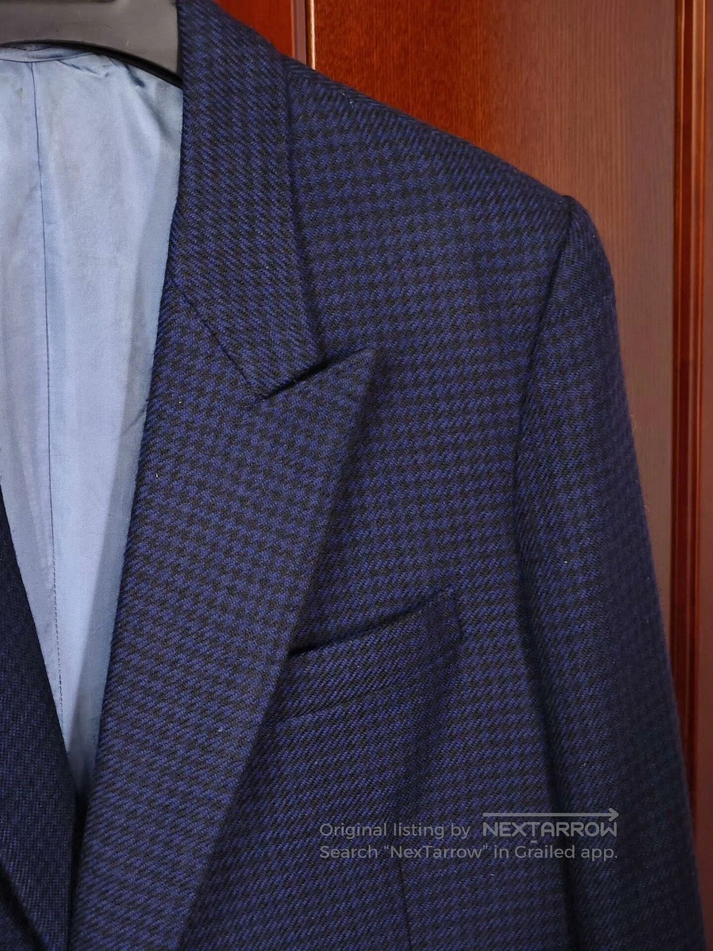 Japanese Brand Custom British Wool Blend Suit Jacket. Size US M / EU 48-50 / 2 - 2 Thumbnail