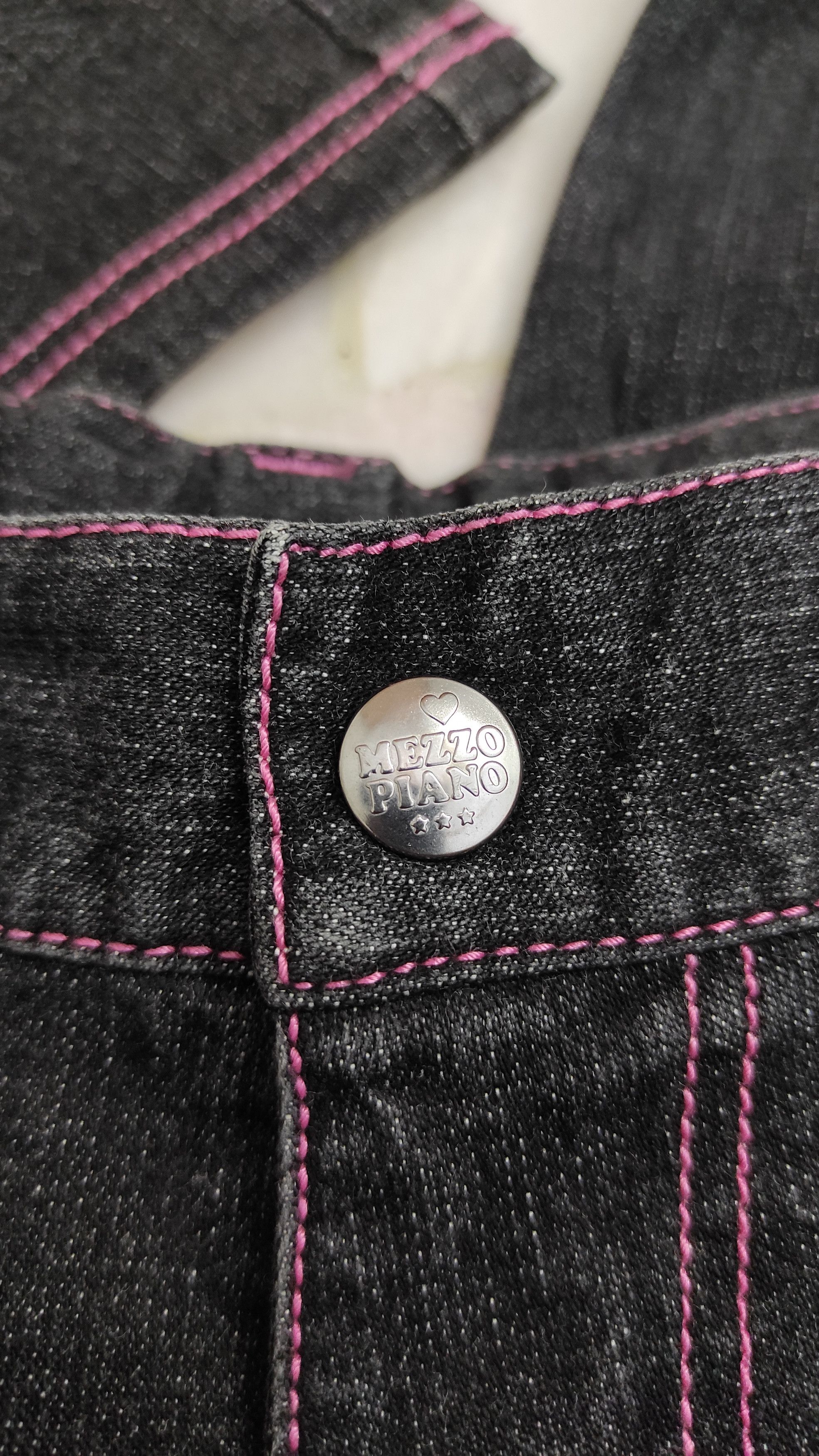 Japanese Brand Fw2000 I LOVE MEZZO PIANO JEANS Size 28" / US 6 / IT 42 - 9 Thumbnail